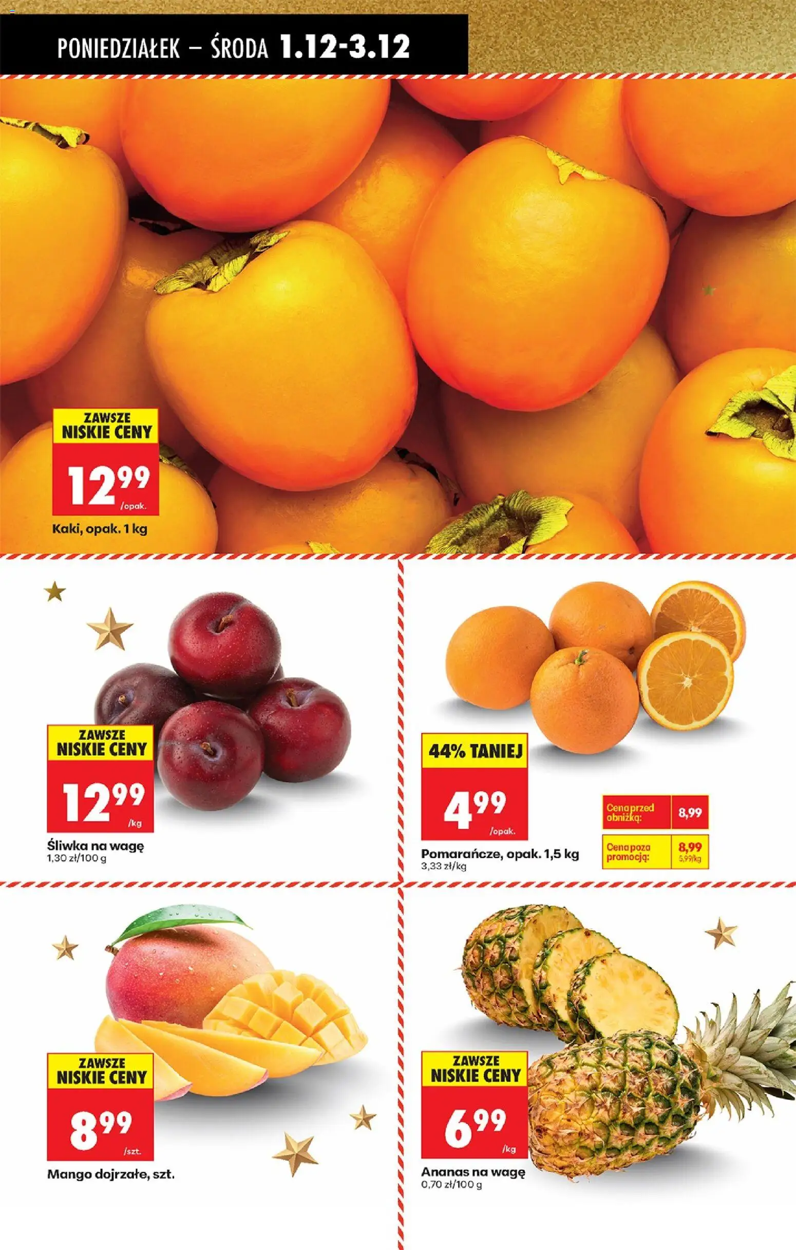 Biedronka gazetka od 01.12.2025 | Strona: 36 | Produkty: Mango, Ananas
