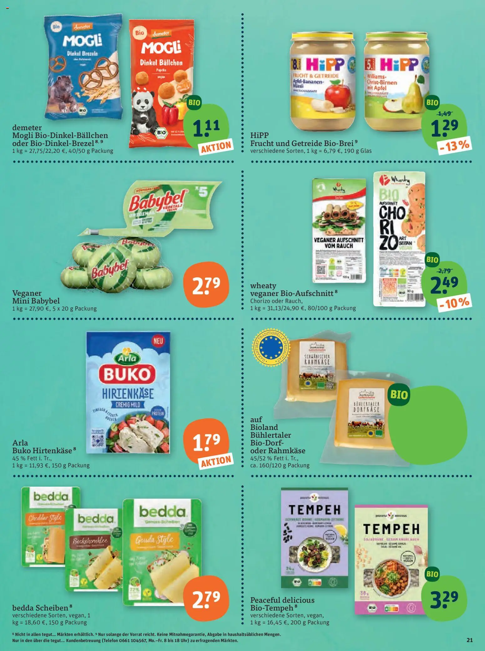 Tegut Prospekt – gültig ab 05.01.2026 | Seite: 23 | Produkte: Gouda, Äpfel, Getreide, Telefon