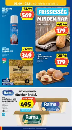 FÁNK SÁRGABARACKOS TÖLTELÉKKEL, 90 g/darab - amely érvényes a következő dátumtól: 05.03.2026 | Oldal: 62