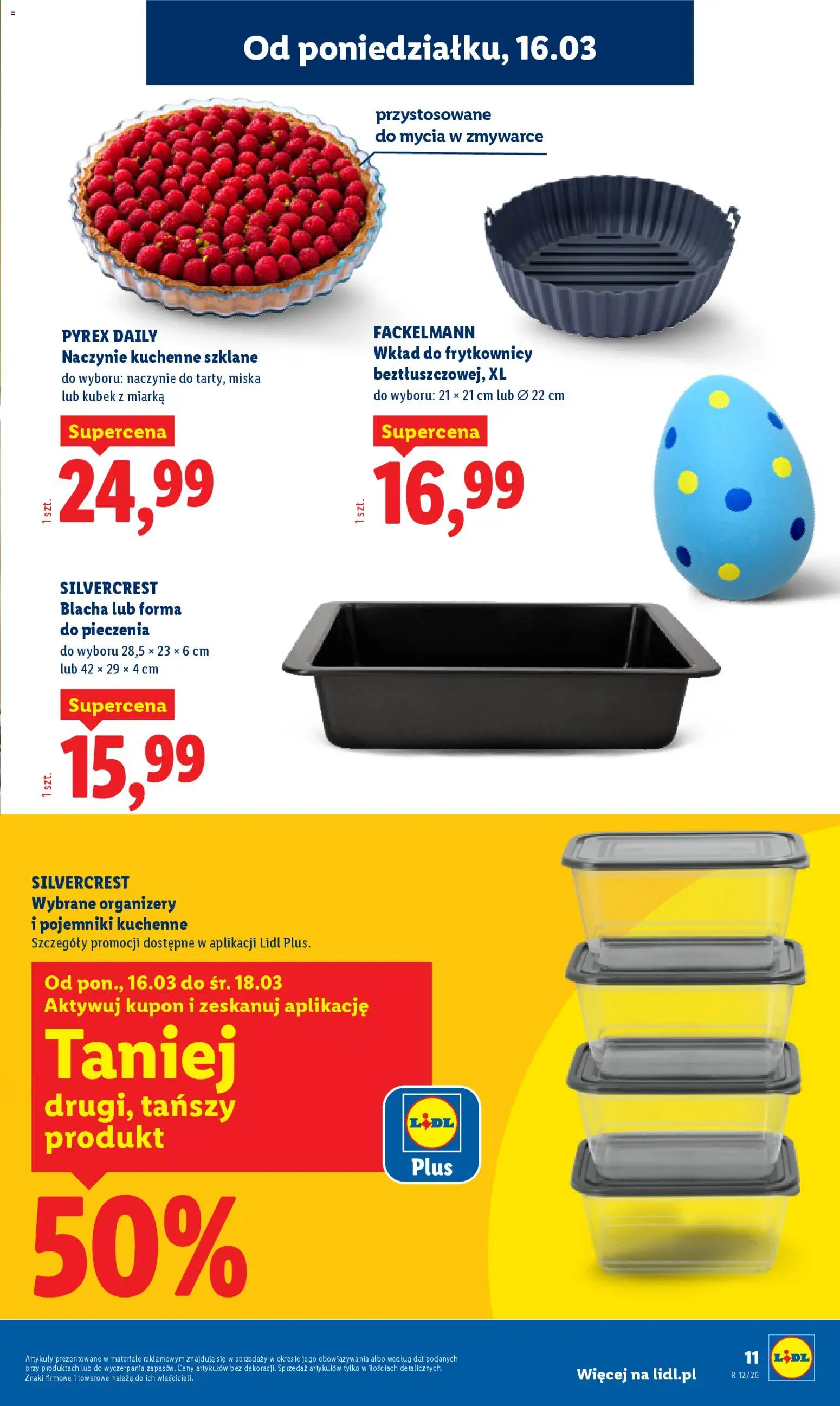 Lidl Polsko leták - Oferta wazna od 16.03.2026 | Strana: 13 | Produkty: Forma, Miska