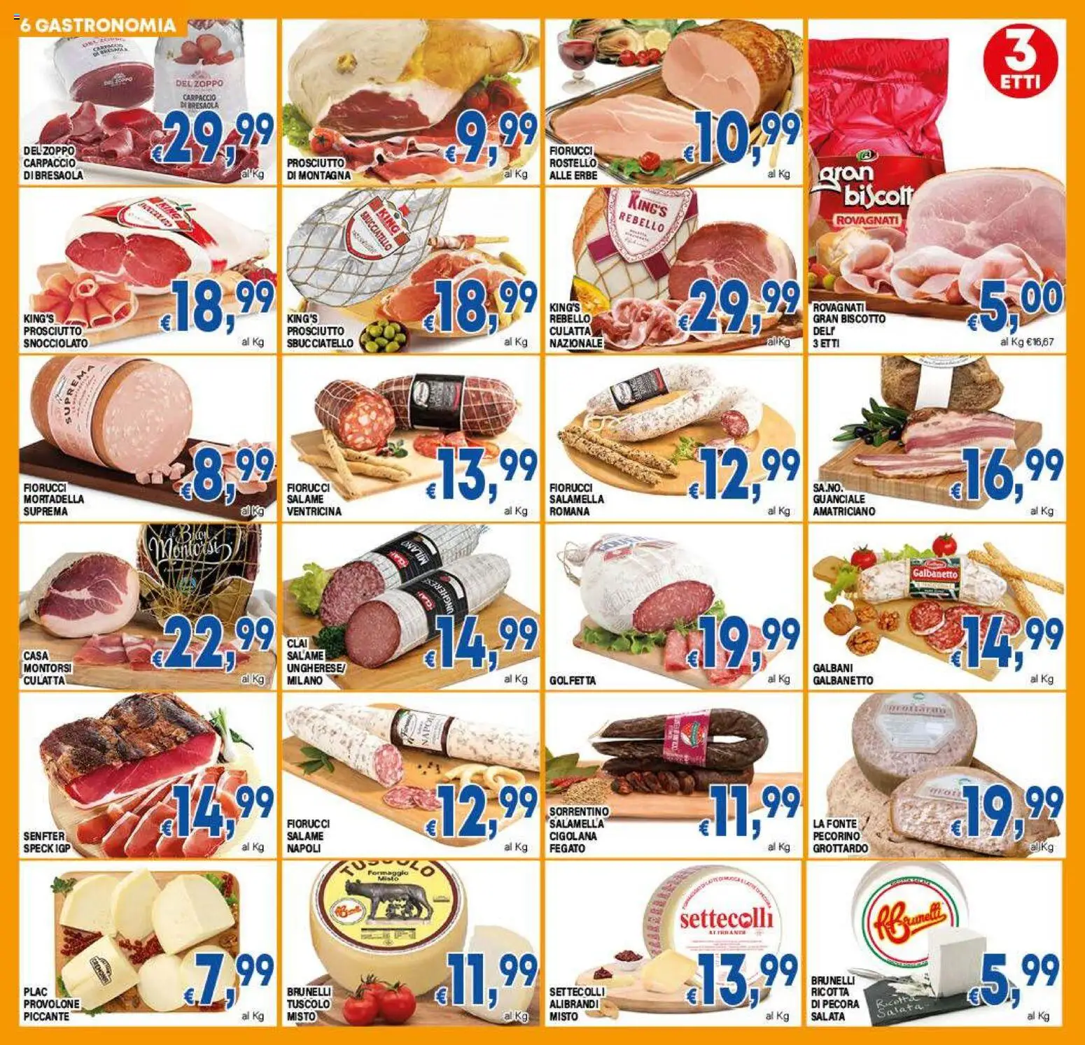 Volantino DEM del 26.01.2026 | Pagina: 6 | Prodotti: Provolone, Mortadella, Ricotta, Pecorino