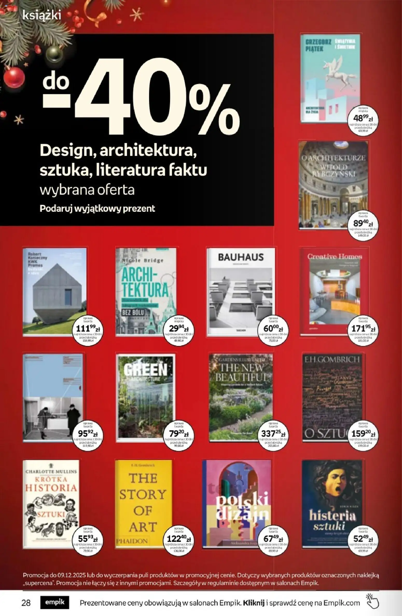 Empik promocje - Tom kultury Książki od 26.11.2025 | Strona: 28 | Produkty: Książki