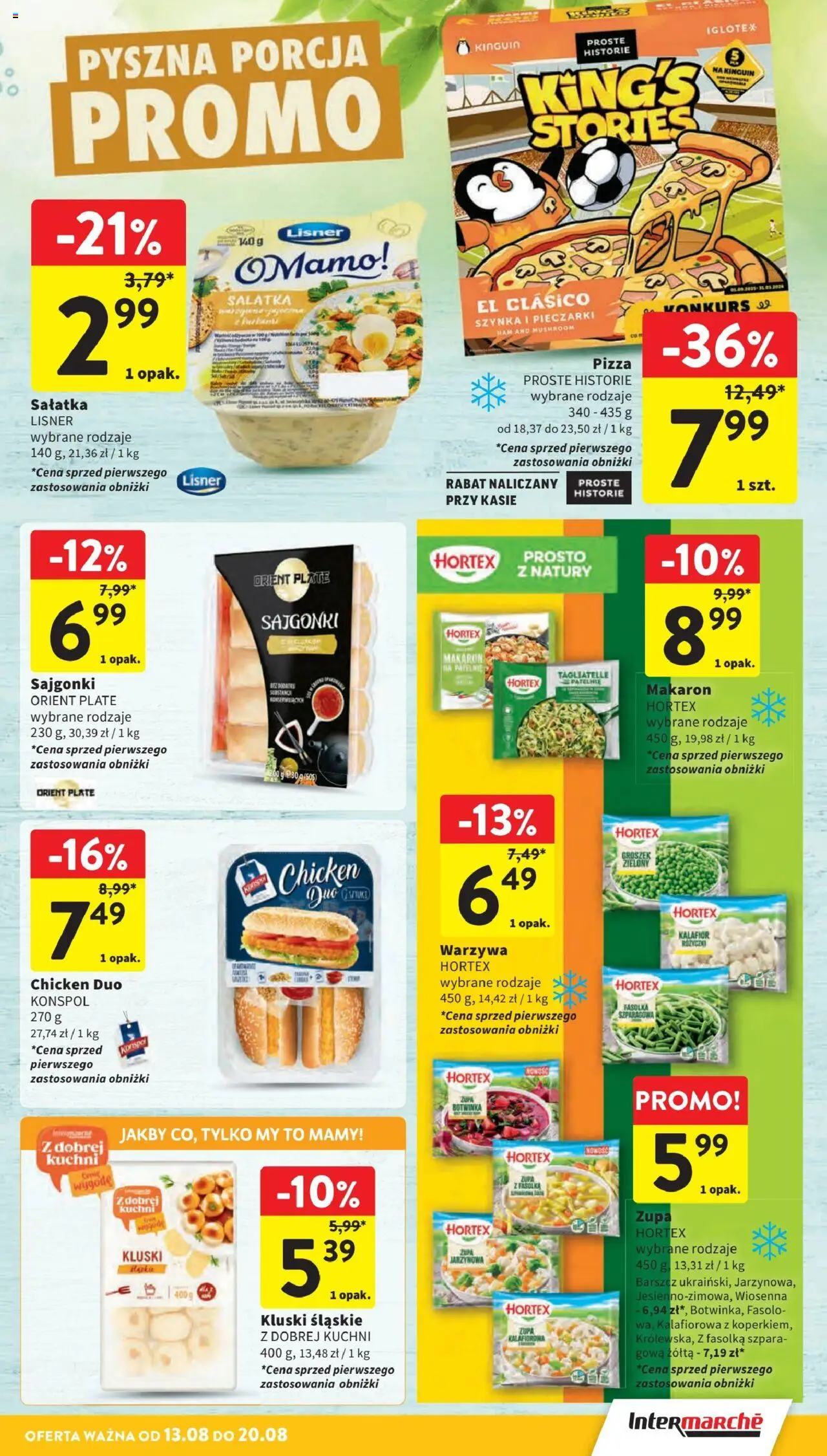 Intermarche Gazetka od 13.08.2025 | Strona: 29 | Produkty: Barszcz, Kalafior, Szynka, Botwinka