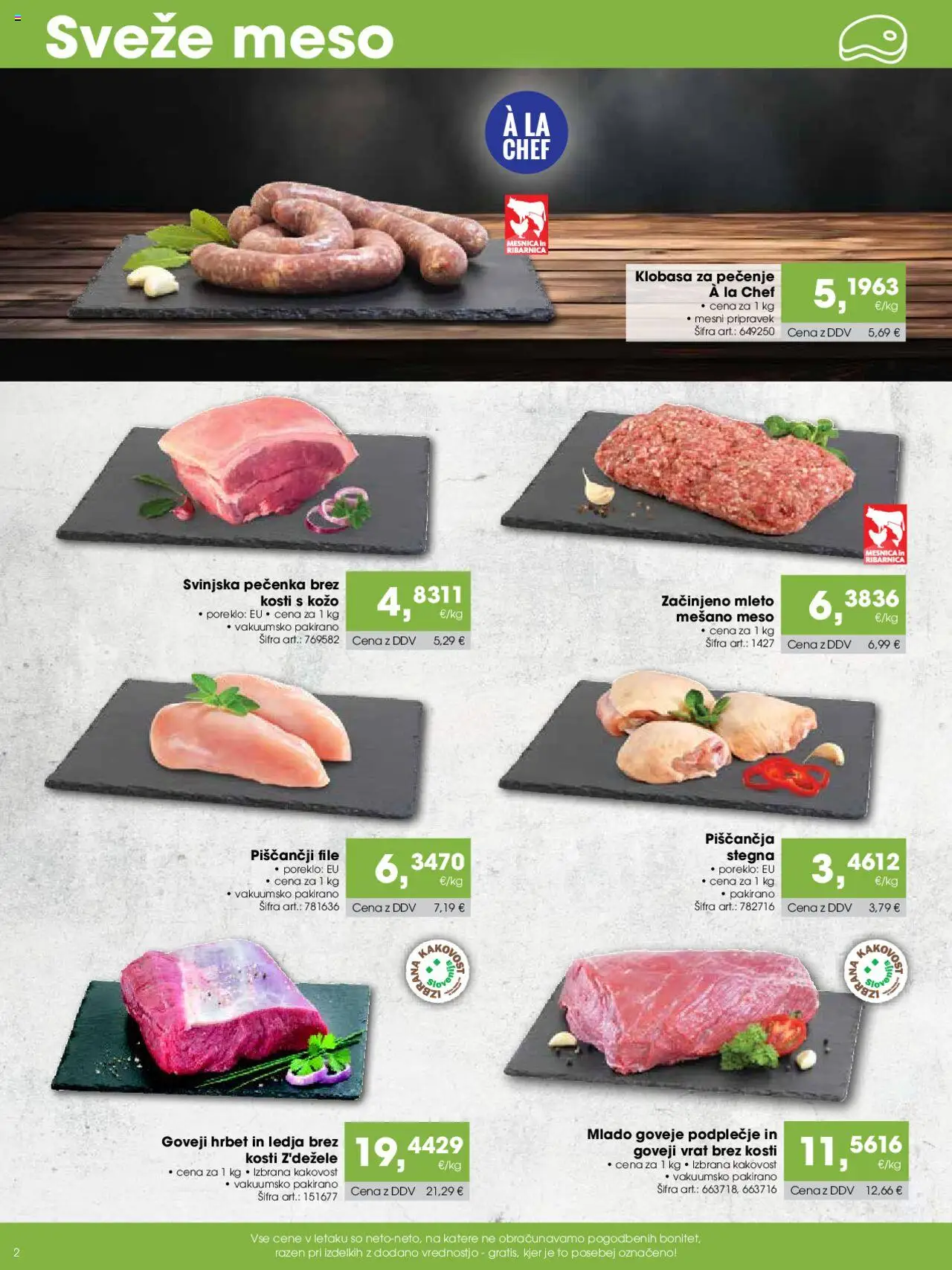 Novi Tuš katalog ponudbe – veljaven od 07.09.2025 | Stran: 2