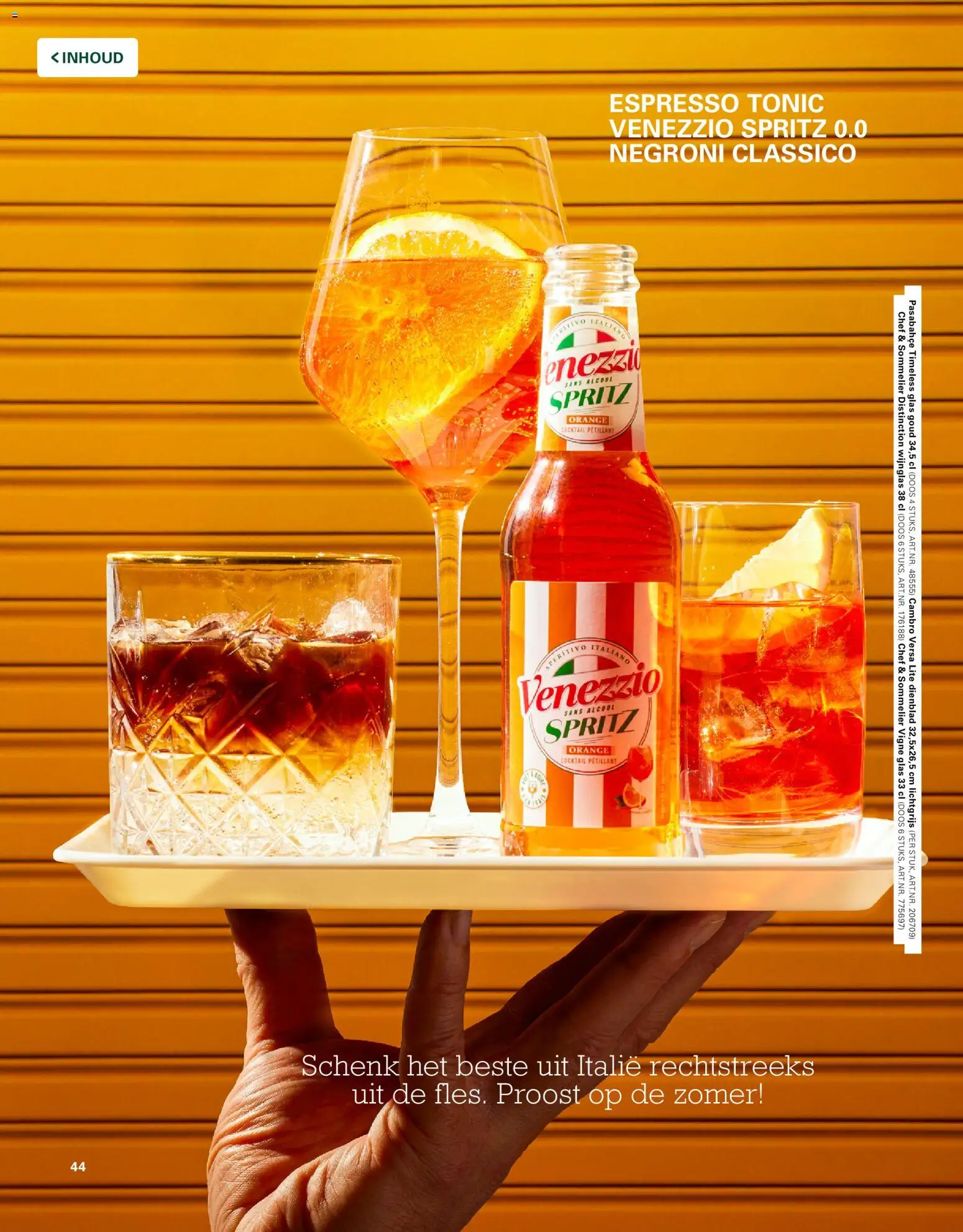 {H1} | Pagina: 44 | Producten: Dienblad