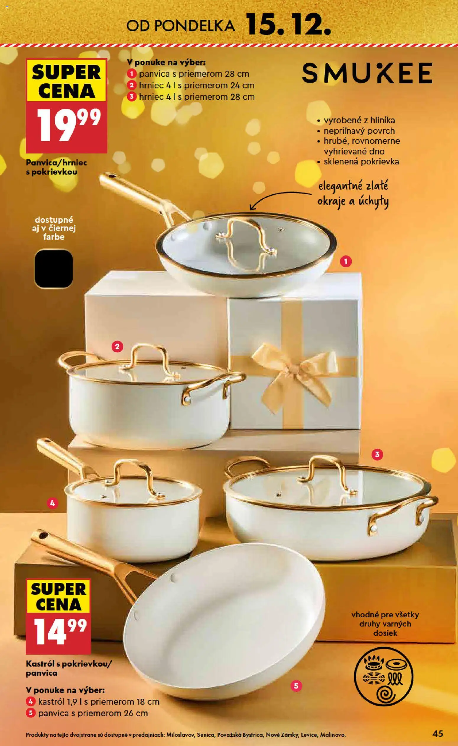 Nové Biedronka akcie – leták je platný od 11.12.2025 | Strana: 45 | Produkty: Panvica