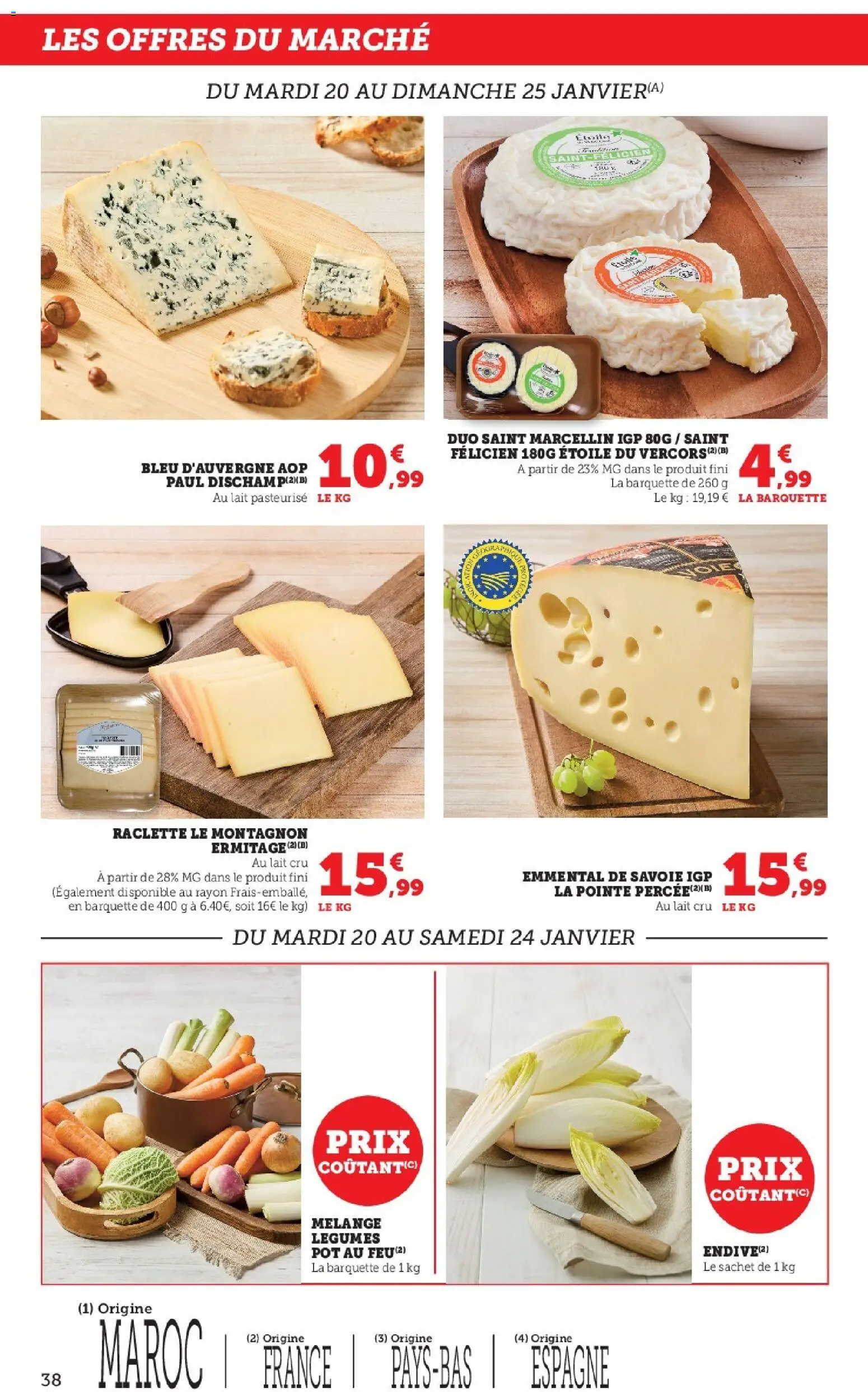 {H1} | Page: 38 | Produits: Emmental, Raclette, Lait