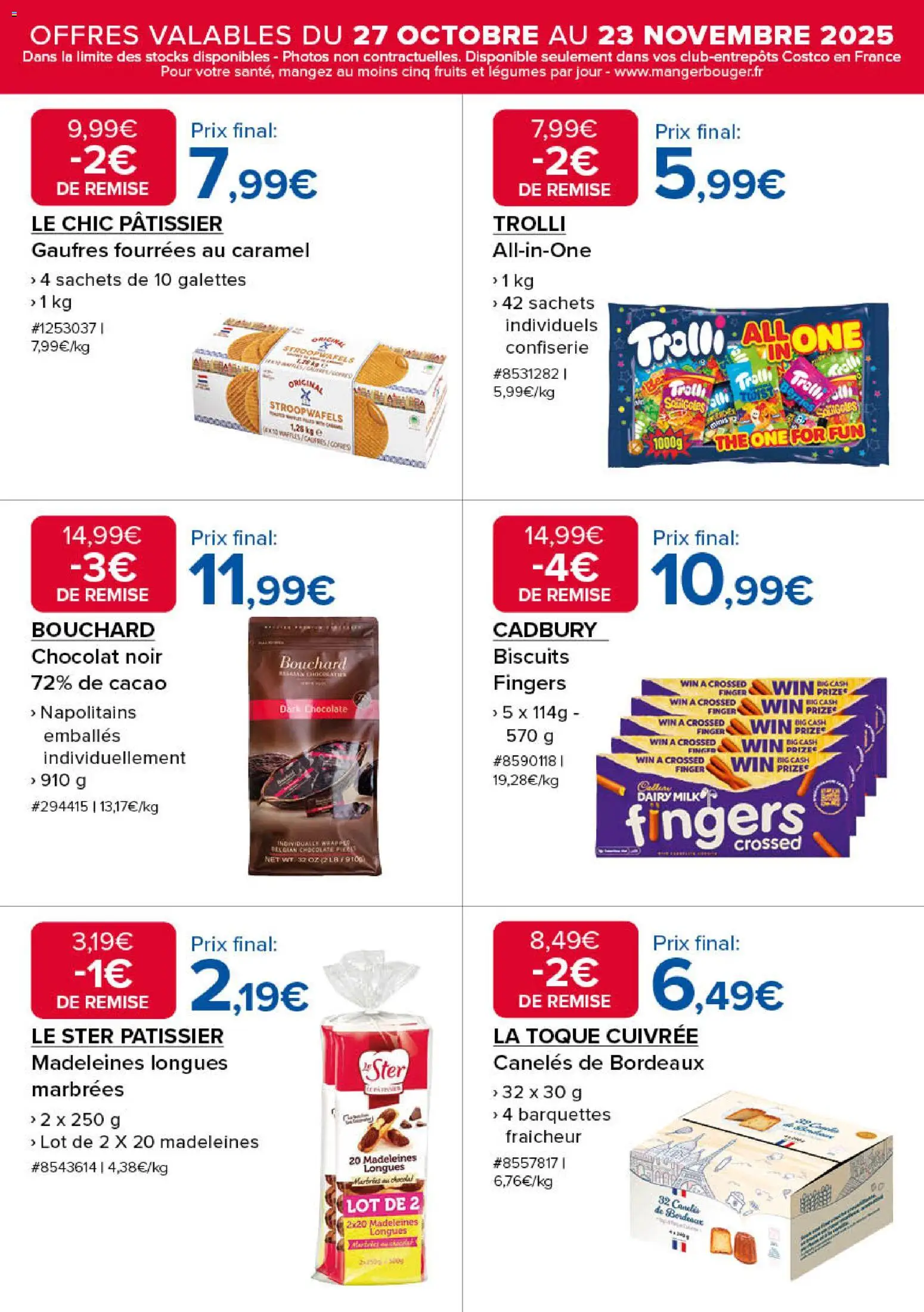 {H1} | Page: 7 | Produits: Chocolat, Thé, Gaufres, Biscuits