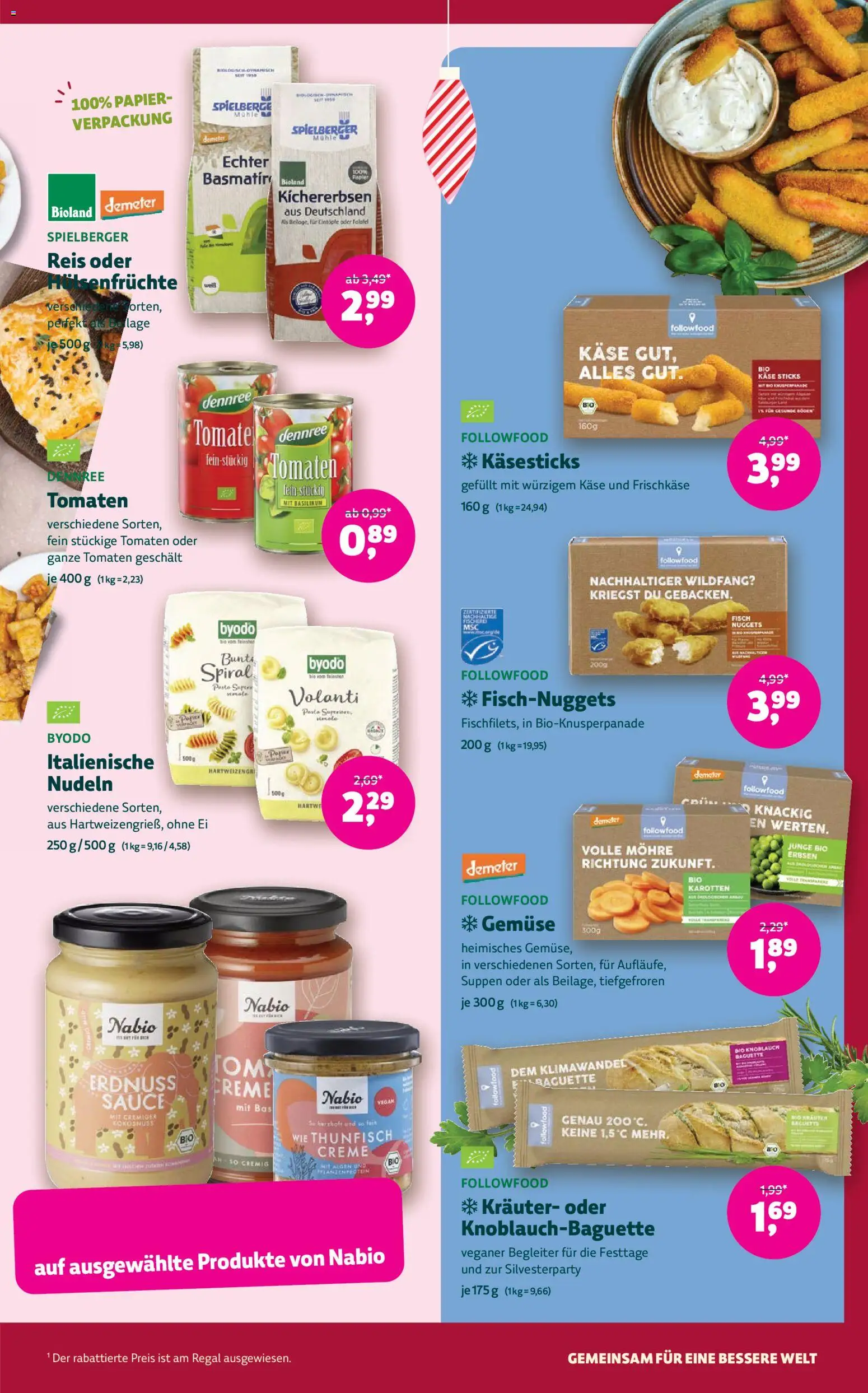 BioMarkt Prospekt – gültig ab 17.12.2025 | Seite: 9 | Produkte: Käse, Regal, Creme, Nudeln