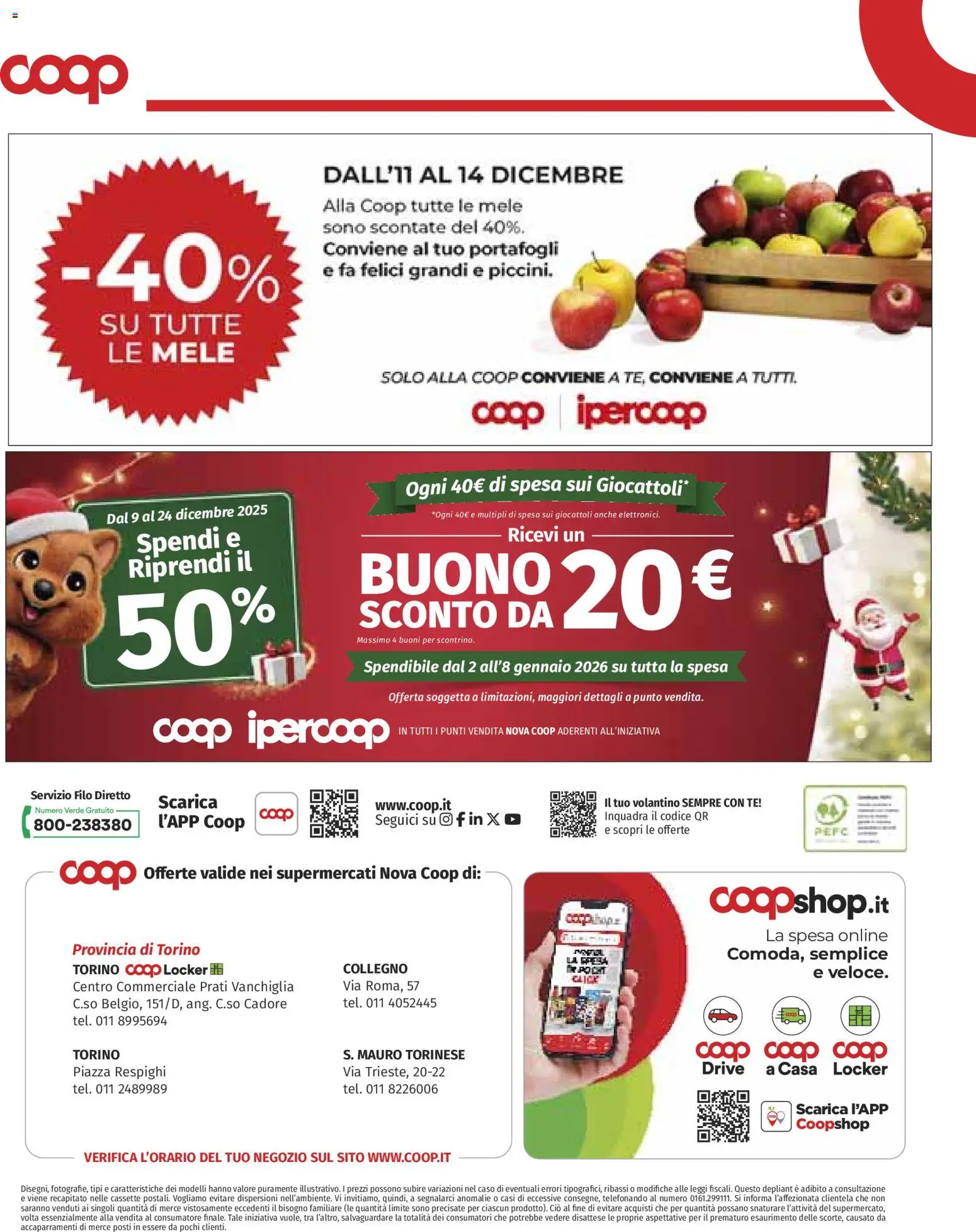 Volantino COOP del 08.12.2025 | Pagina: 8 | Prodotti: Mele, Tè