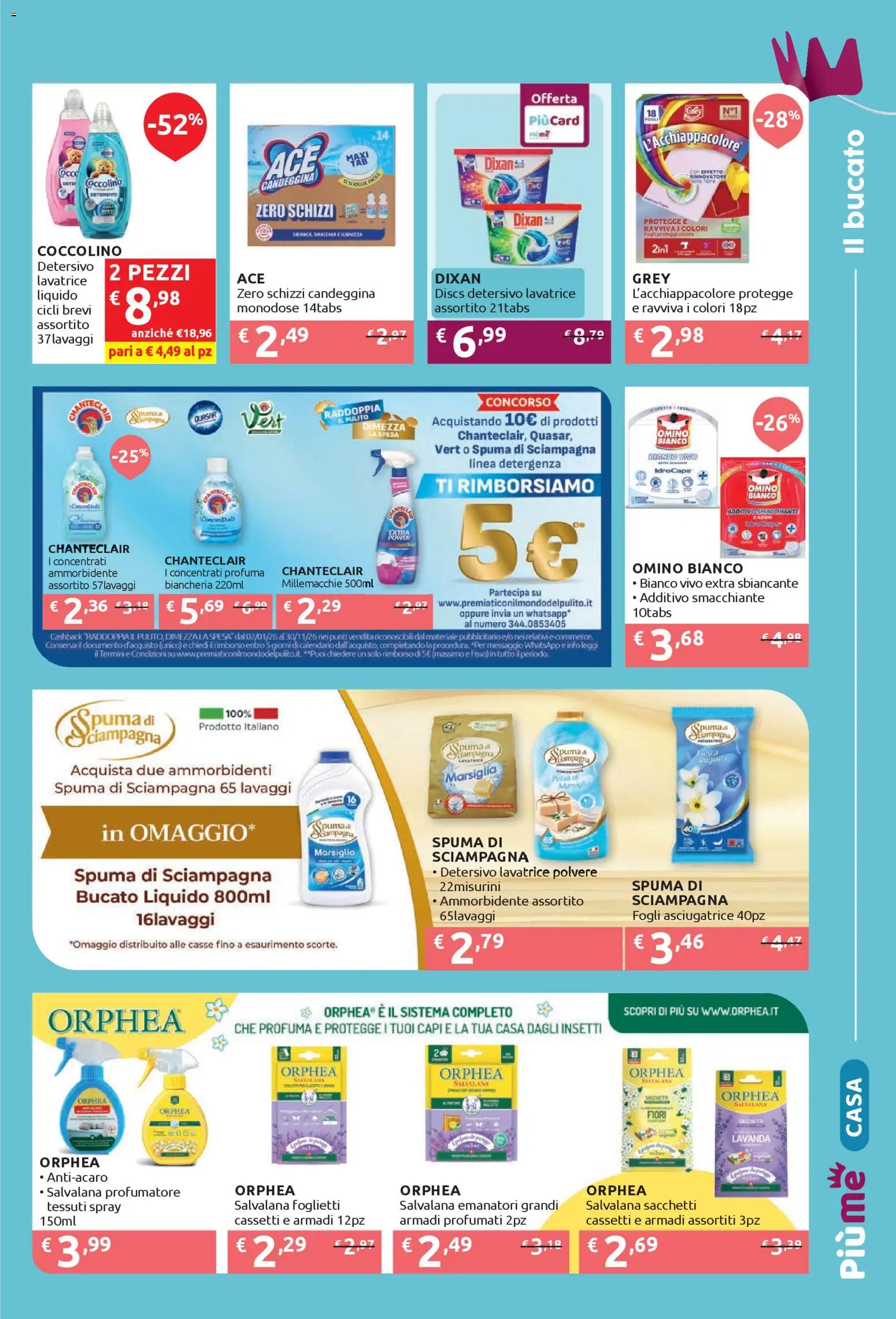 Volantino IperSoap del 20.04.2026 | Pagina: 3 | Prodotti: Candeggina, Lavatrice, Asciugatrice, Lavanda