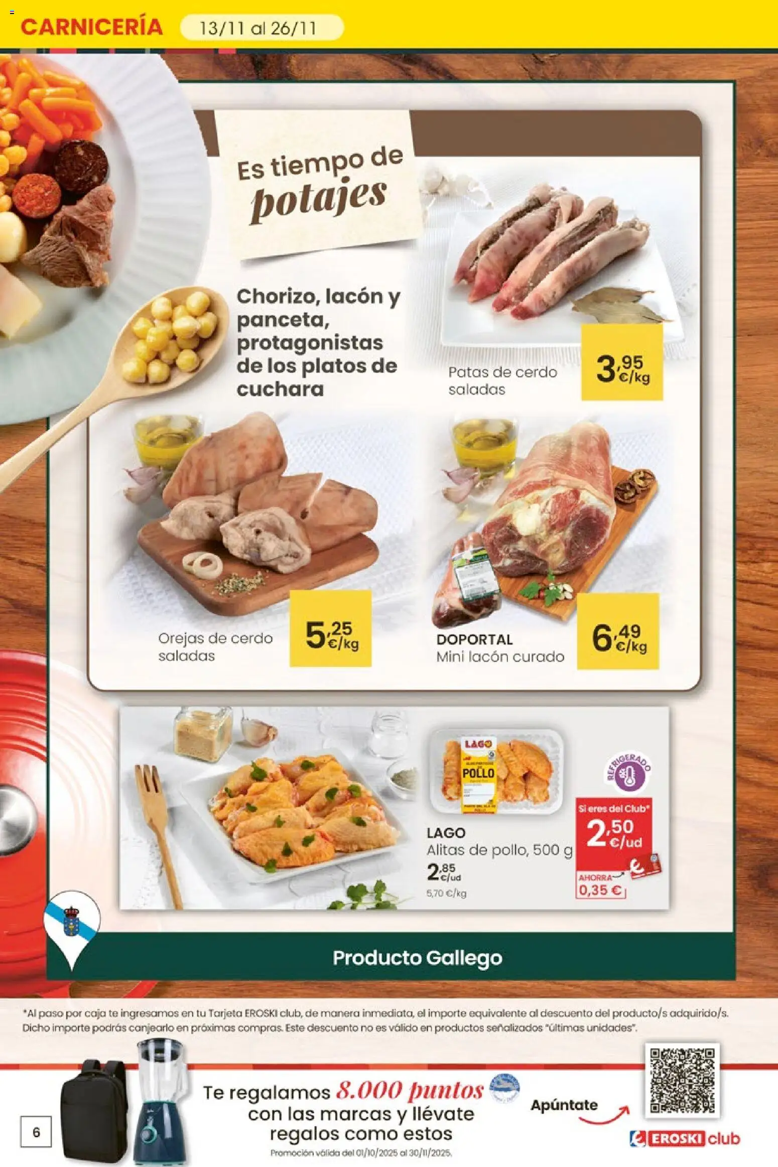 Eroski - Adelántate a la Navidad │ válido desde el 13.11.2025 | Página: 6 | Productos: Cerdo, Té, Caja