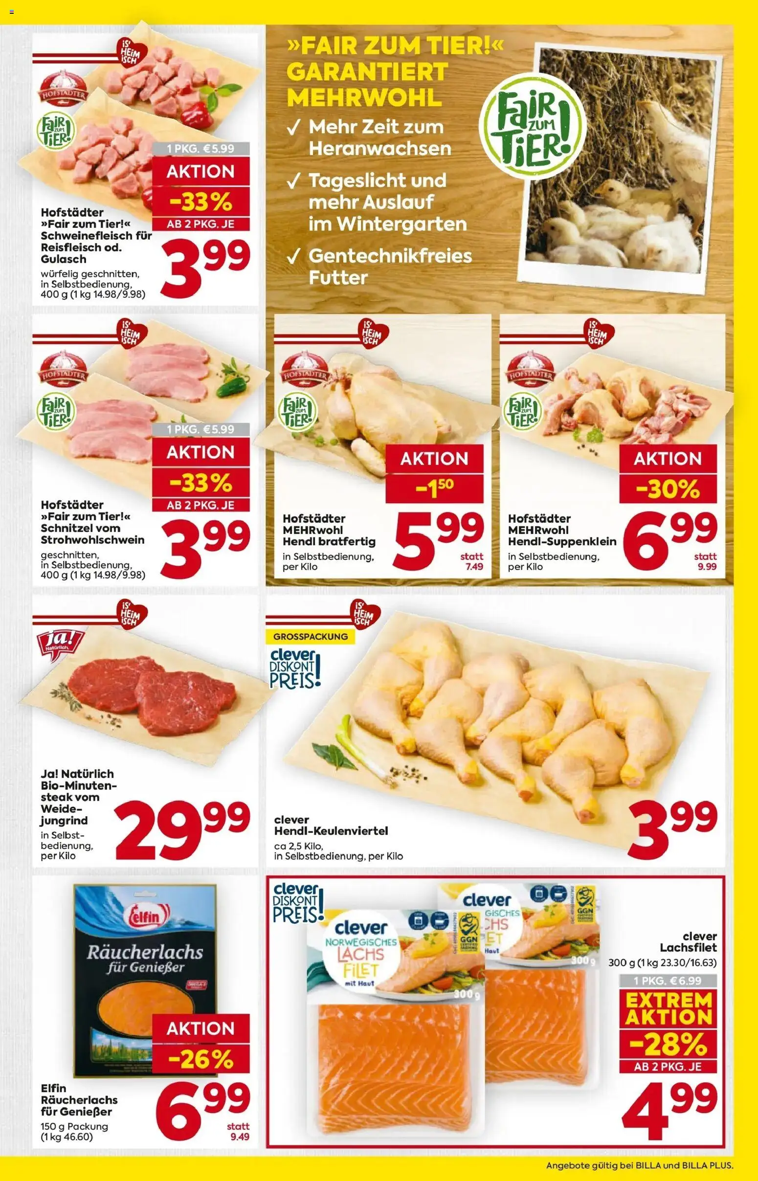 Billa Flugblatt - Bad Radkersburg, Ramsau, Fehring gültig ab 15.01.2026 | Seite: 9 | Produkte: Schweinefleisch