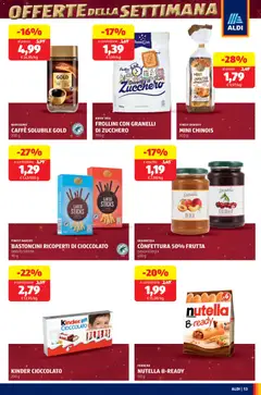 Anteprima del volantino FROLLINI CON GRANELLI DI ZUCCHERO, 700 g valido a partire dal 10.11.2025 | Pagina: 13 | Prodotti: Caffè, Cioccolato, Frutta, Nutella