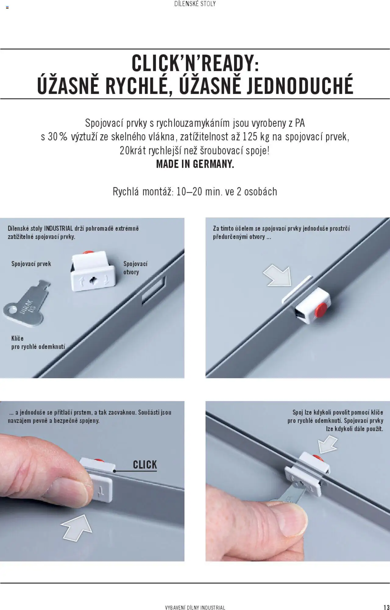 HORNBACH katalog - INDUSTRIAL - Systém vybavení dílny od 06.02.2025 | Strana: 13
