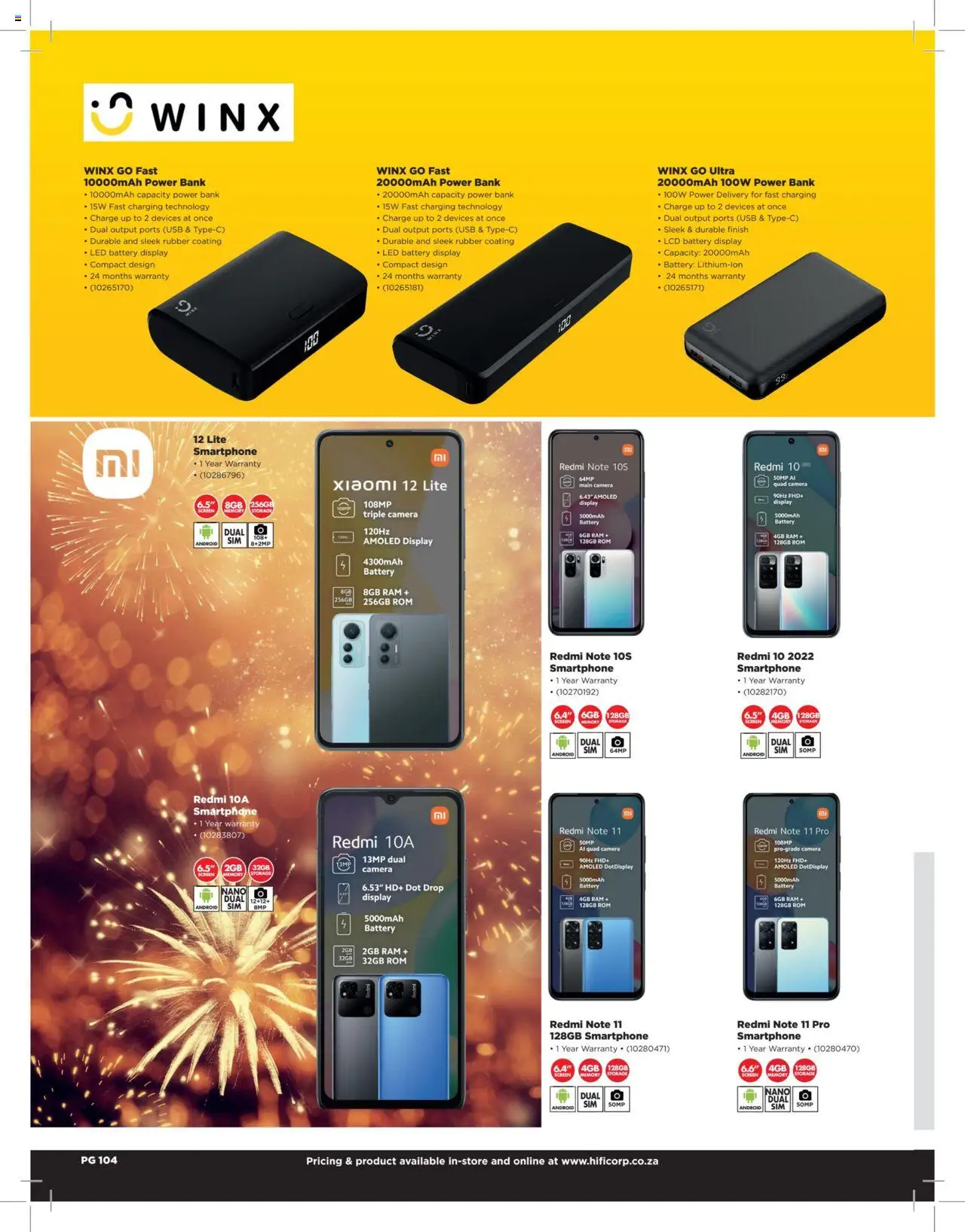 New HiFi Corp catalogue – valid from 12.02.2024 | Page: 104 | Products: Smartphone, Camera, USB, Battery