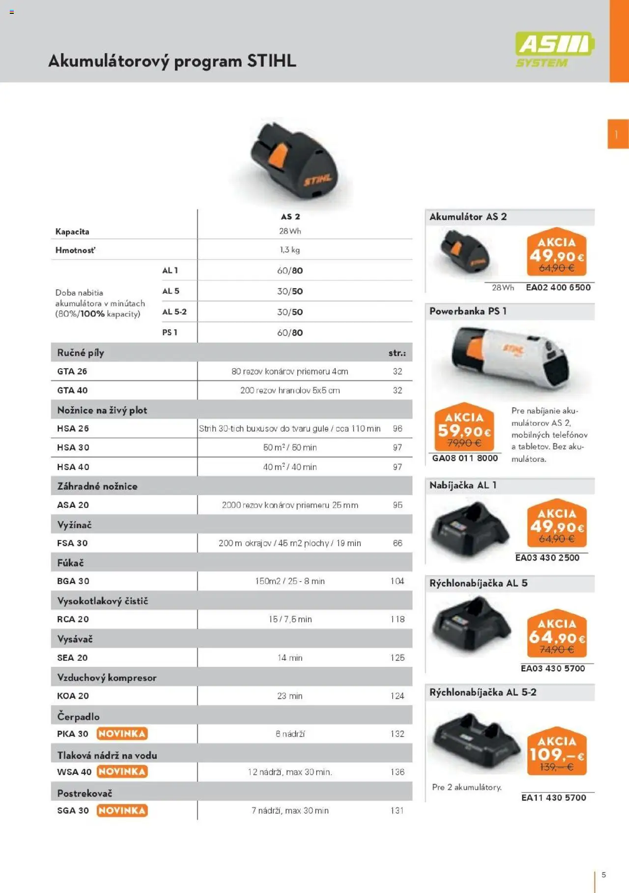 Nové STIHL akcie – leták je platný od 29.09.2025 | Strana: 5 | Produkty: Vzduchový kompresor, Nožnice na živý plot, Kompresor, Čerpadlo