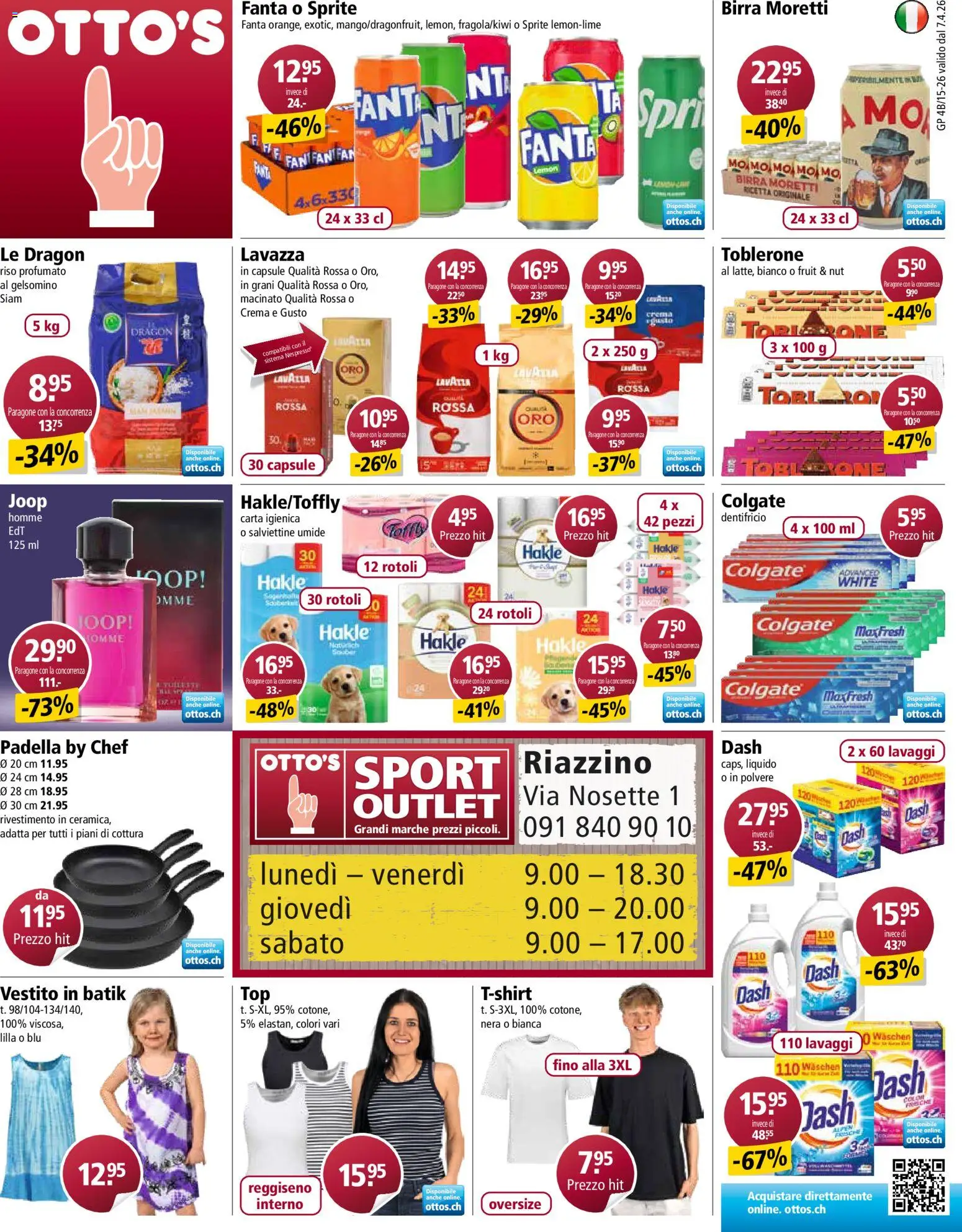 Otto's aktionen IT – gültig ab 07.04.2026 | Seite: 1 | Produkte: Fanta, Sprite