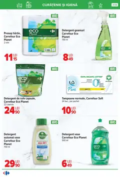 Ofertele Carrefour valabile de la 29.10.2025 | Pagină: 37 | Produse: Role, Detergent, Tampoane
