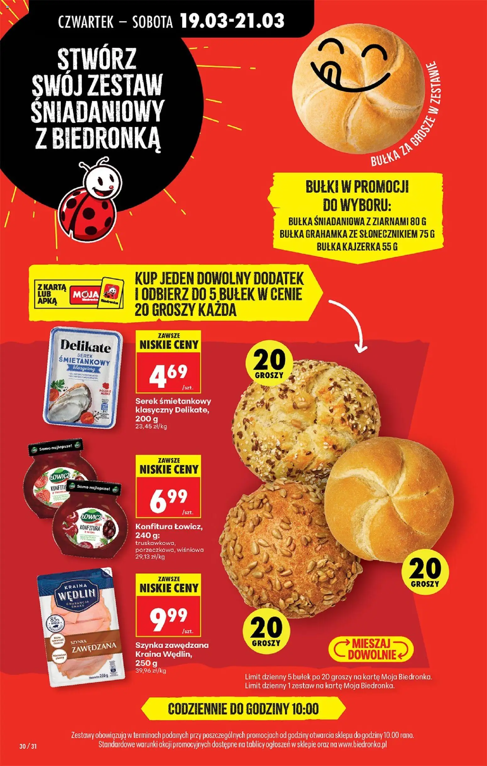 Biedronka Polsko leták - Codziennie niskie ceny od 19.03.2026 | Strana: 40 | Produkty: Miska
