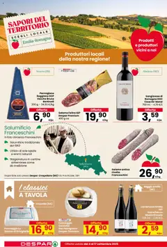 Volantino Despar del 04.09.2025 | Pagina: 6 | Prodotti: Spezie, Latte, Parmigiano reggiano, Parmigiano