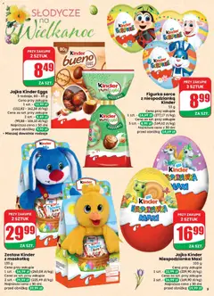 Pogląd oferty "Kinder bueno Eggs, 80g Kinder bueno Eggs" - ważna od 25.03.2026 | Strona: 9 | Produkty: Słodycze, Kinder Bueno, Kinder jajko, Jajka