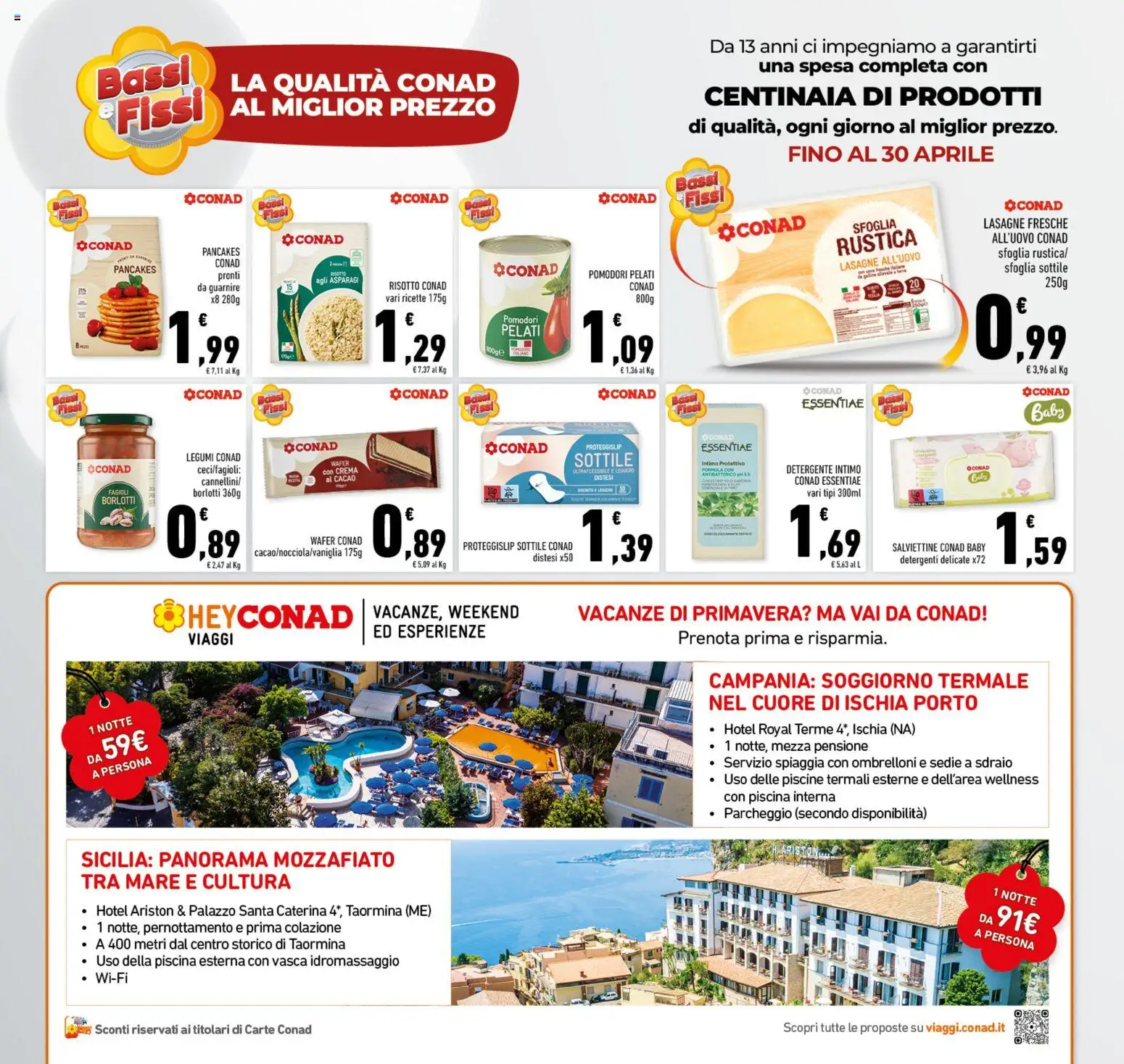 Volantino Conad del 25.03.2026 | Pagina: 13 | Prodotti: Legumi, Detergente, Asparagi, Cacao