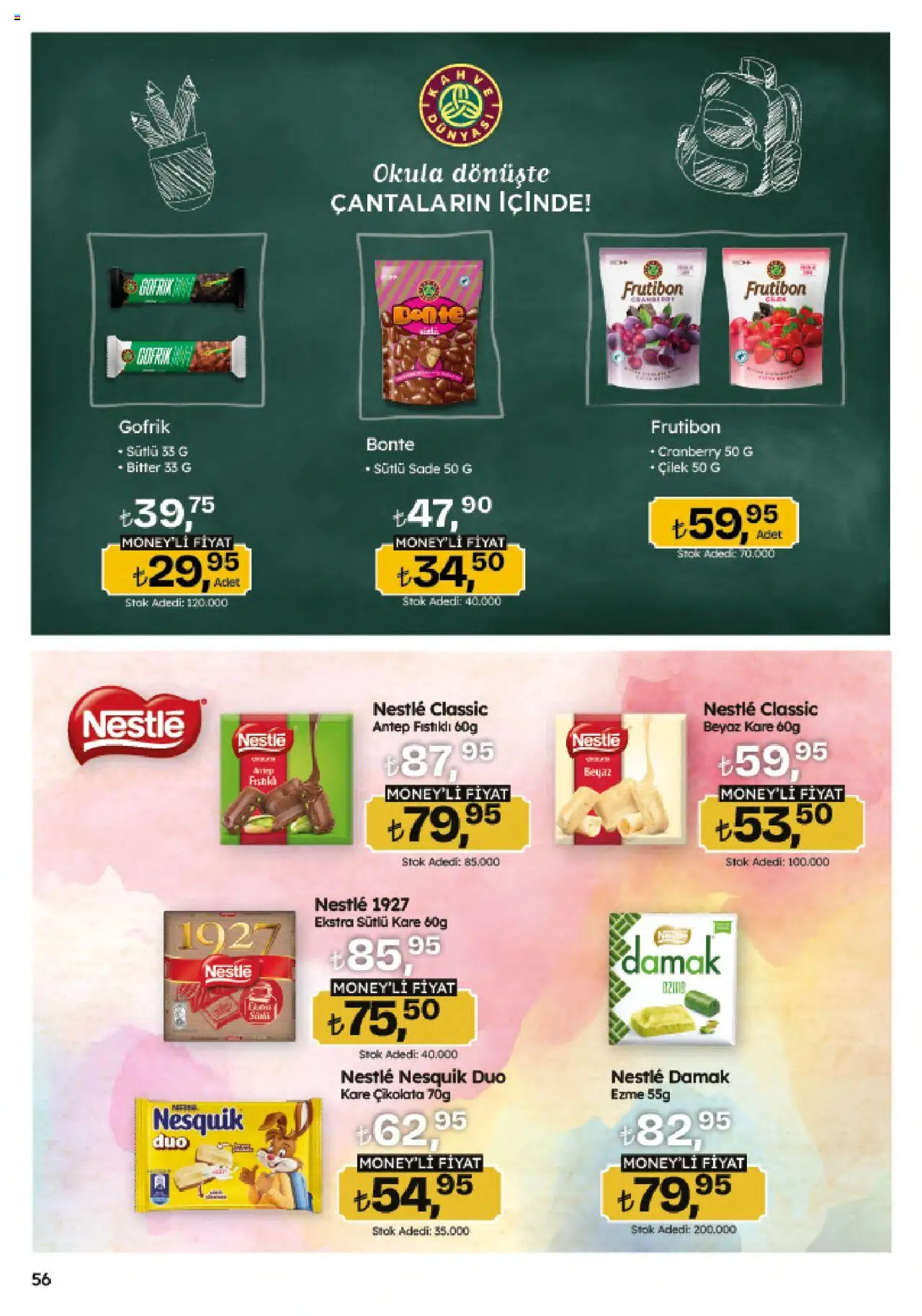 Migros Katalog - Migroskop - 21.08.2025 tarihinden itibaren geçerlidir | Sayfa: 56 | Ürünler: Çikolata, Çilek