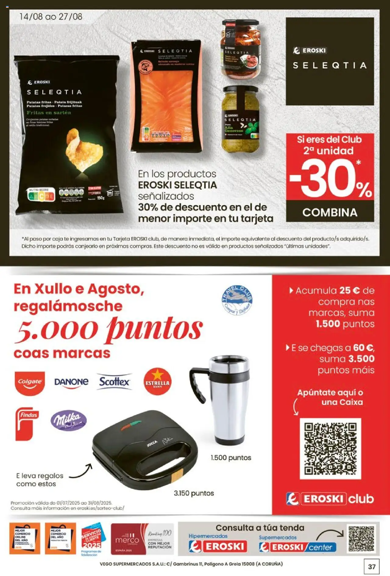 Eroski - Ofertons para conquistarte │ válido desde el 14.08.2025 | Página: 37 | Productos: Té, Caja