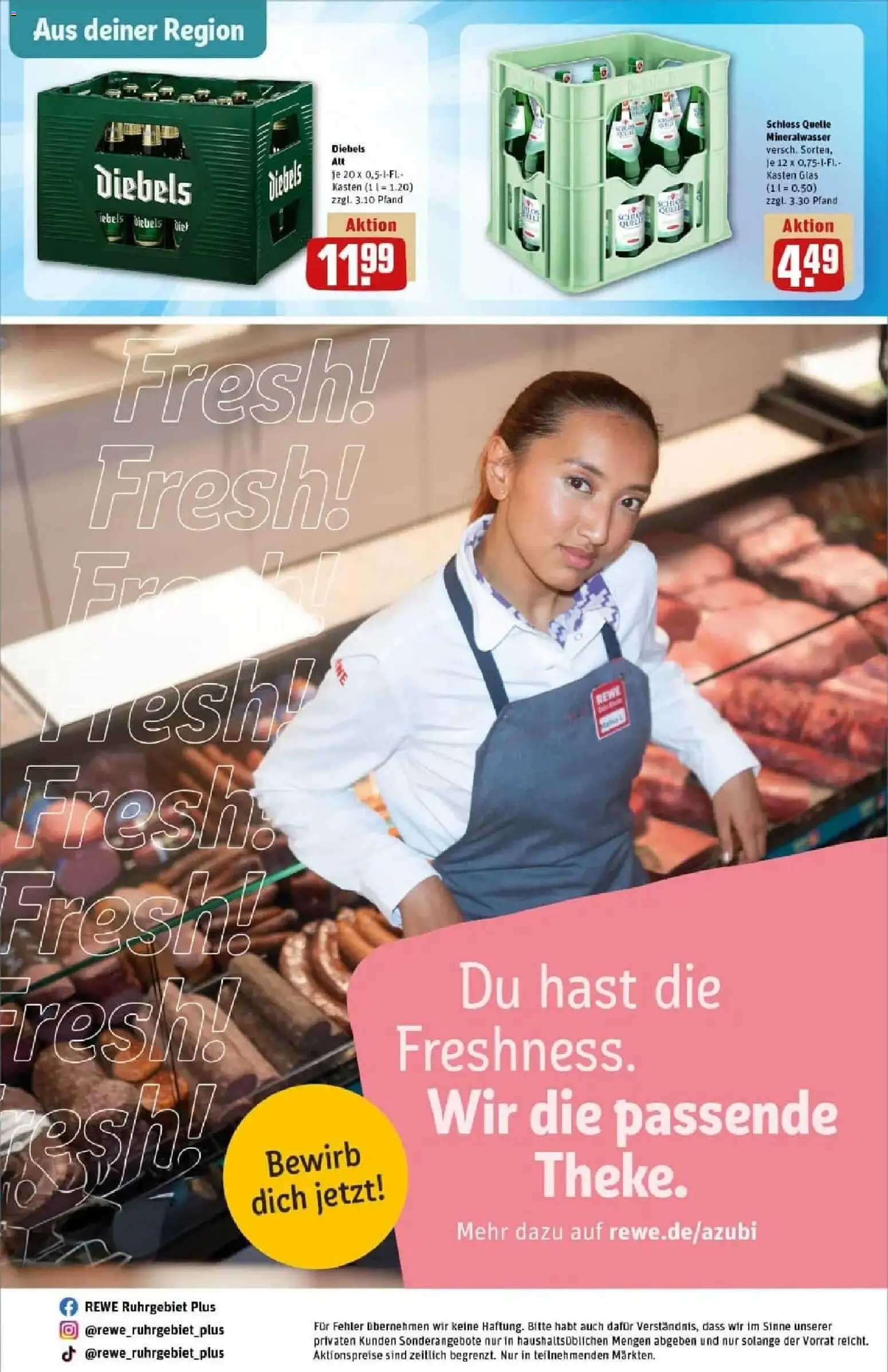 Rewe prospekt Moers	 – gültig ab 23.11.2025 | Seite: 35 | Produkte: Mineralwasser, Diebels