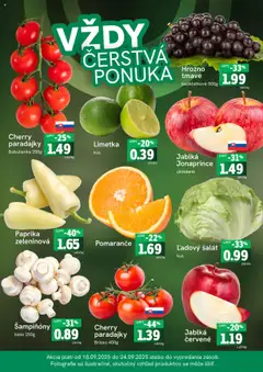 Nové Fresh akcie – leták je platný od 18.09.2025 | Strana: 3
