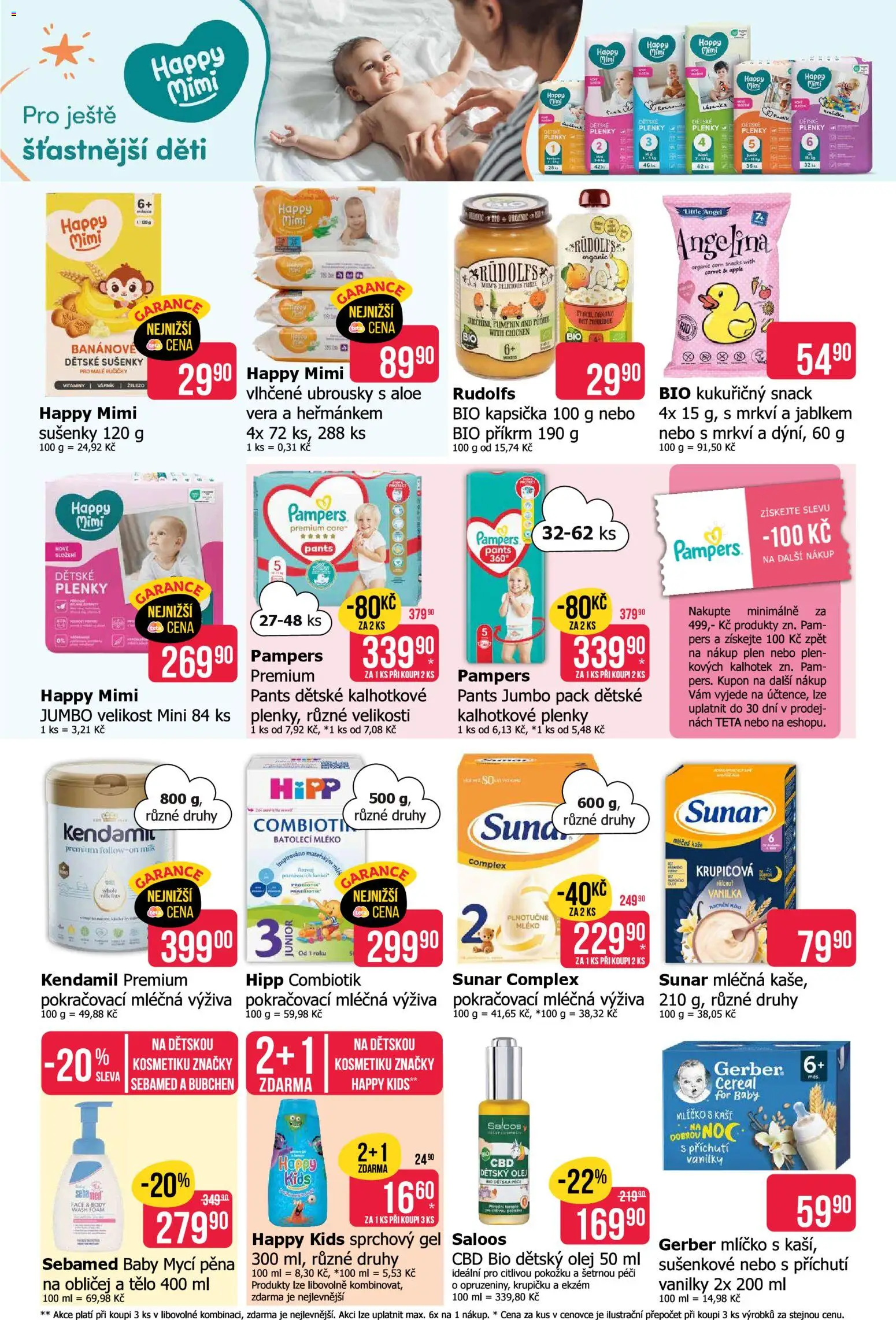 TETA Drogerie leták od 12.03.2026 | Strana: 14 | Produkty: Sebamed, Cookies, Pampers, Pleny