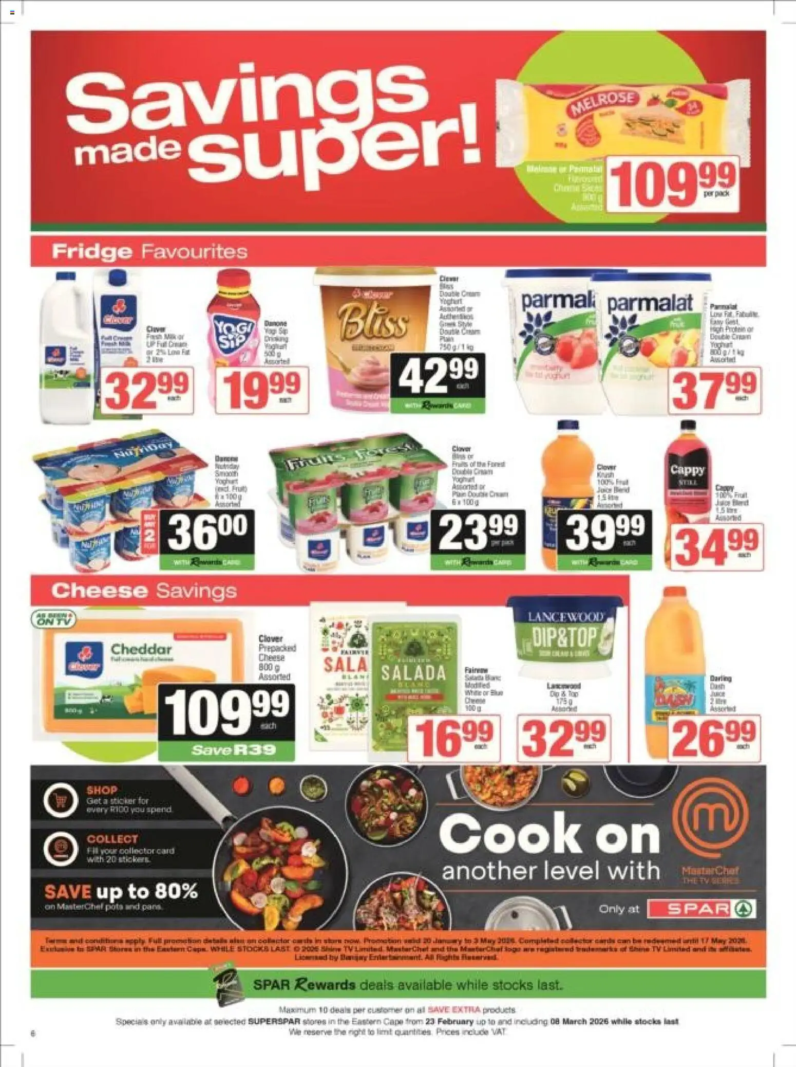New Superspar catalogue – valid from 23.02.2026 | Page: 7 | Products: Yoghurt, TV, Fridge, Fruit