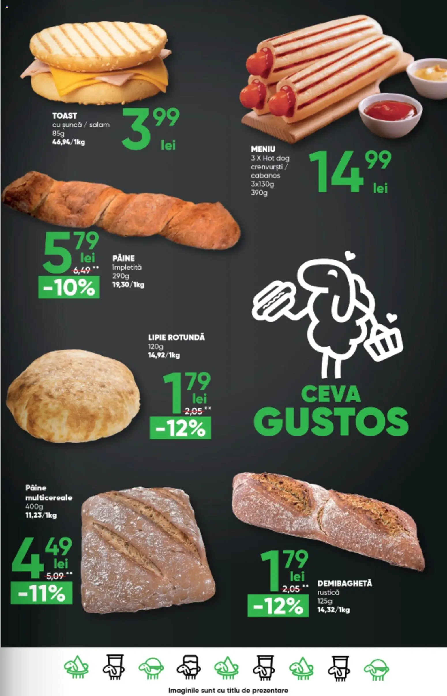 Noul catalog Profi – valabil de la 04.03.2026 | Pagină: 19 | Produse: Crenvurști, Pâine, Salam, Șuncă