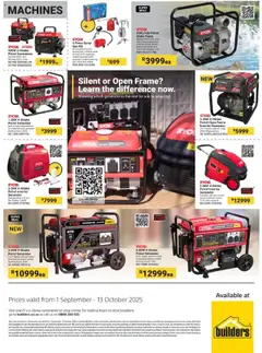 New Builders catalogue – valid from 01.09.2025 | Page: 8 | Products: Paint, Switch, Stock, Water