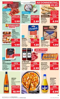 Kaufland DE - DE Folder Hannover - Voorbeeld van een folder van Kaufland DE, geldig van 05.03.2026 | Pagina: 17 | Producten: Salami, Pizza, Baguette, Limonade