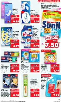 Kaufland DE - DE Folder Hannover - Voorbeeld van een folder van Kaufland DE, geldig van 15.02.2026 | Pagina: 35 | Producten: Slip, Gel