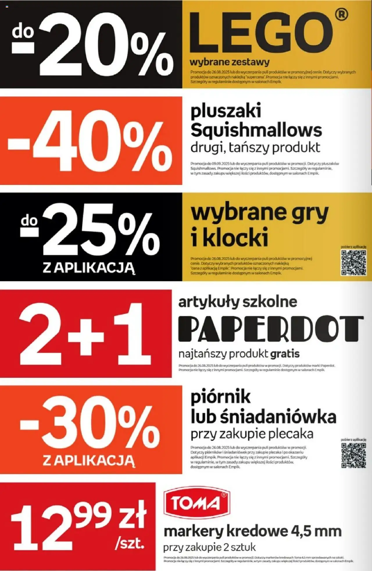 Empik promocje od 13.08.2025 | Strona: 92 | Produkty: Lego, Gry, Artykuły szkolne