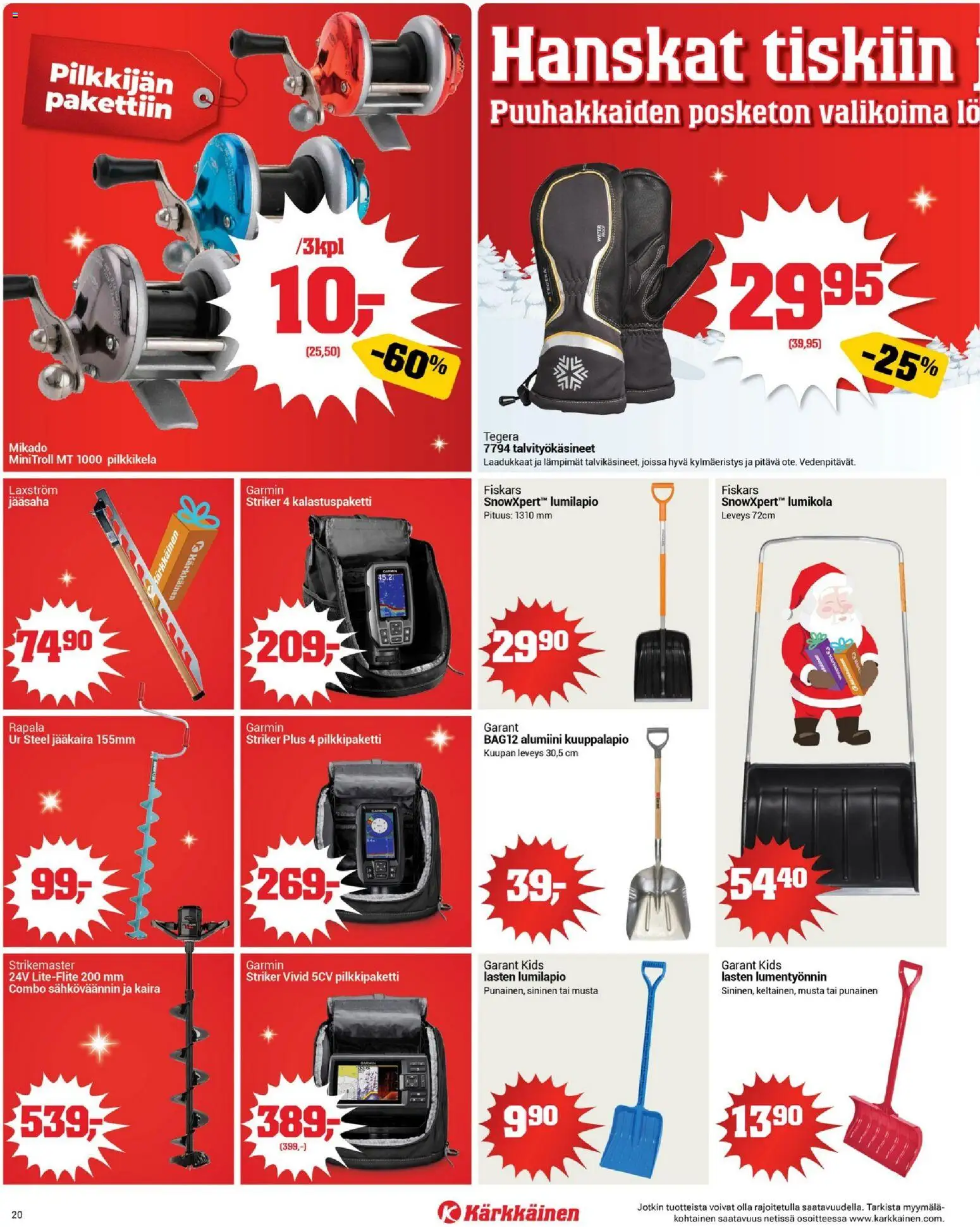 Kärkkäinen tarjoukset – voimassa 10.12.2025 alkaen | Sivu: 20 | Tuotteet: Hanskat