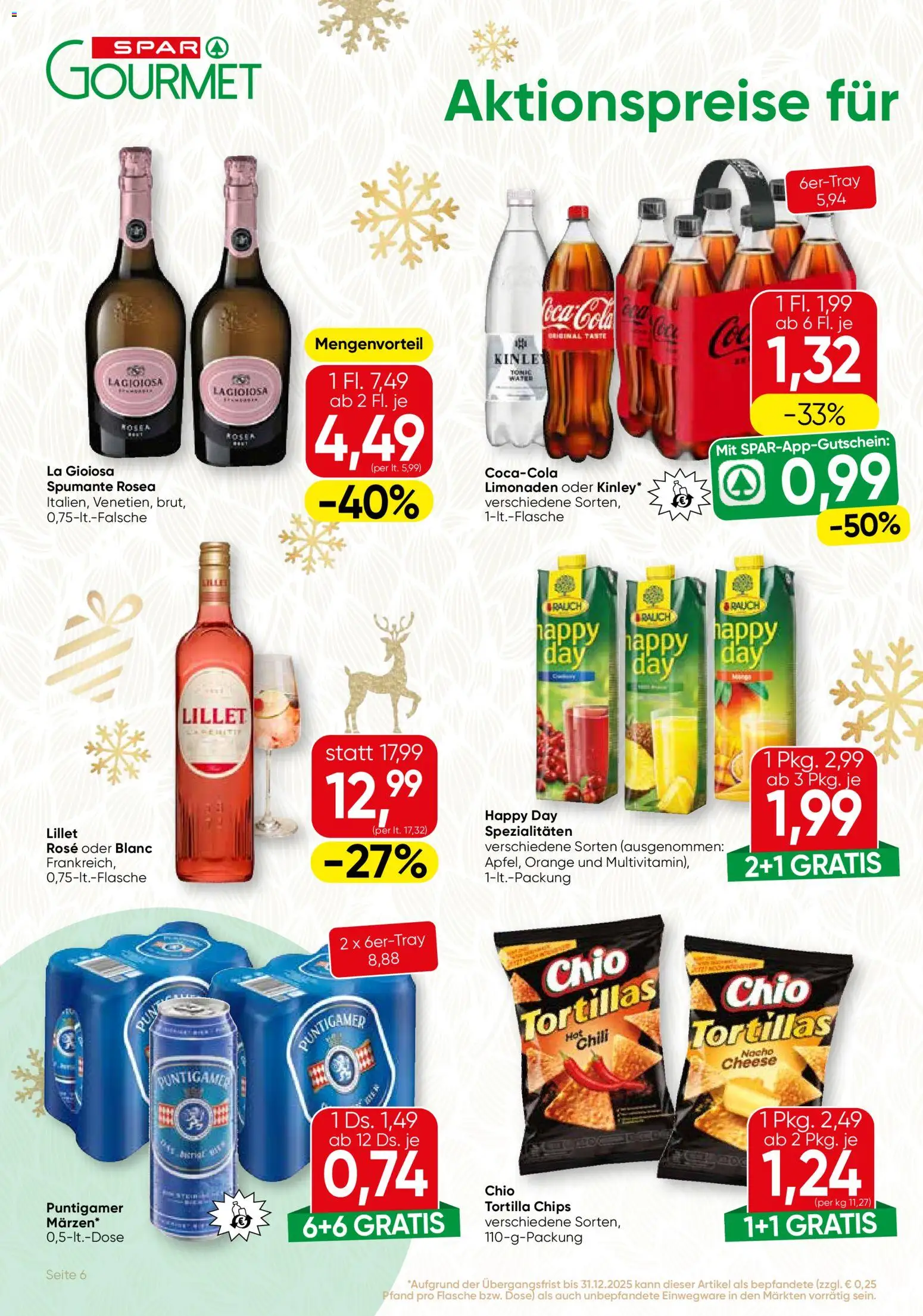 SPAR Gourmet Flugblatt gültig ab 11.12.2025 | Seite: 6 | Produkte: Chips, Hose