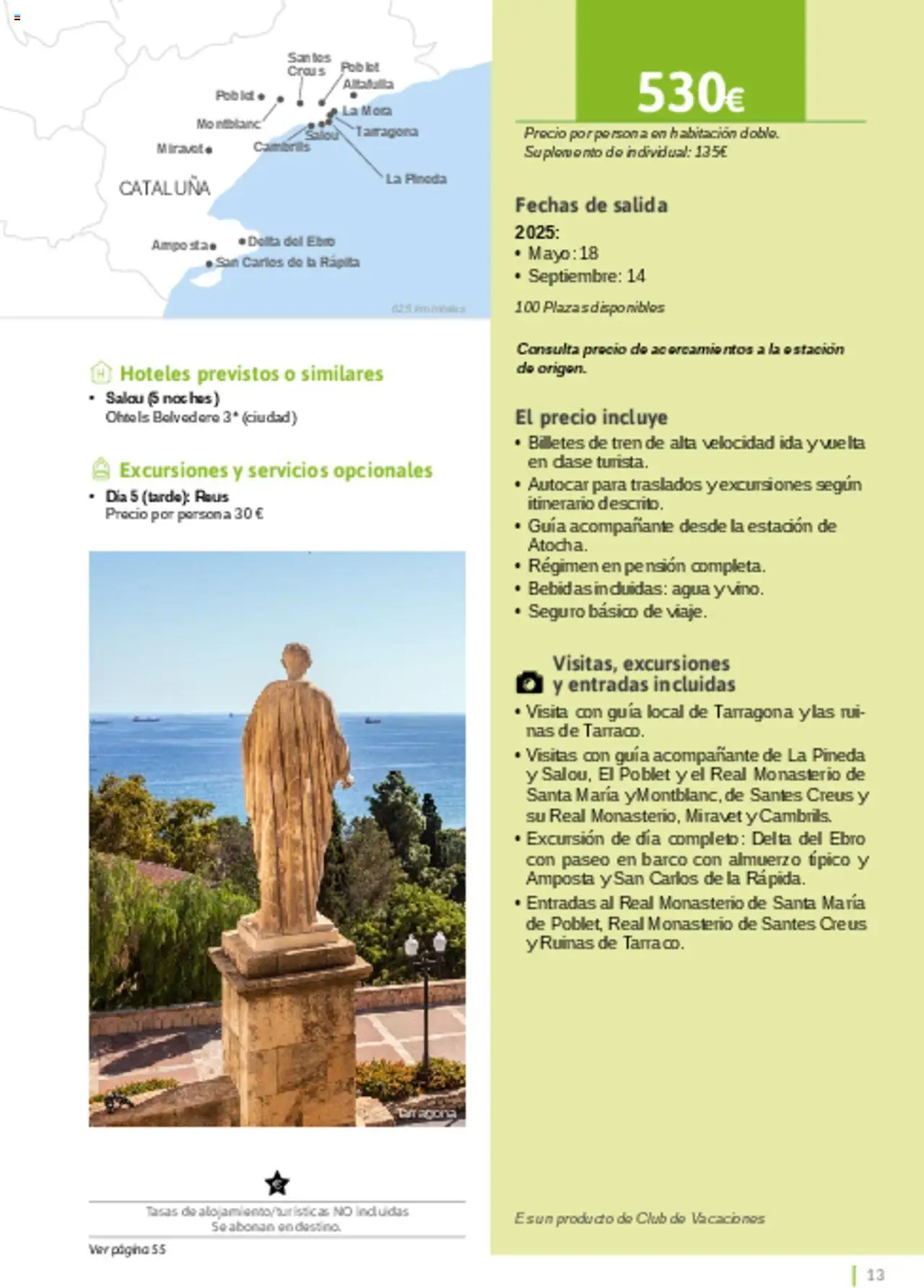 Viajes El Corte Inglés - Catálogo Turismo Social Castilla La Mancha │ válido desde el 03.02.2025 | Página: 13
