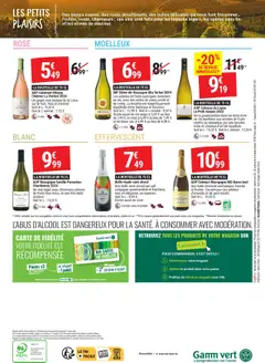Gamm vert - Prévisualisation de Gamm vert catalogue foire aux vins valide à partir de 15.10.2025 | Page: 8 | Produits: Alcool, Citron, Panier, Coteaux du layon