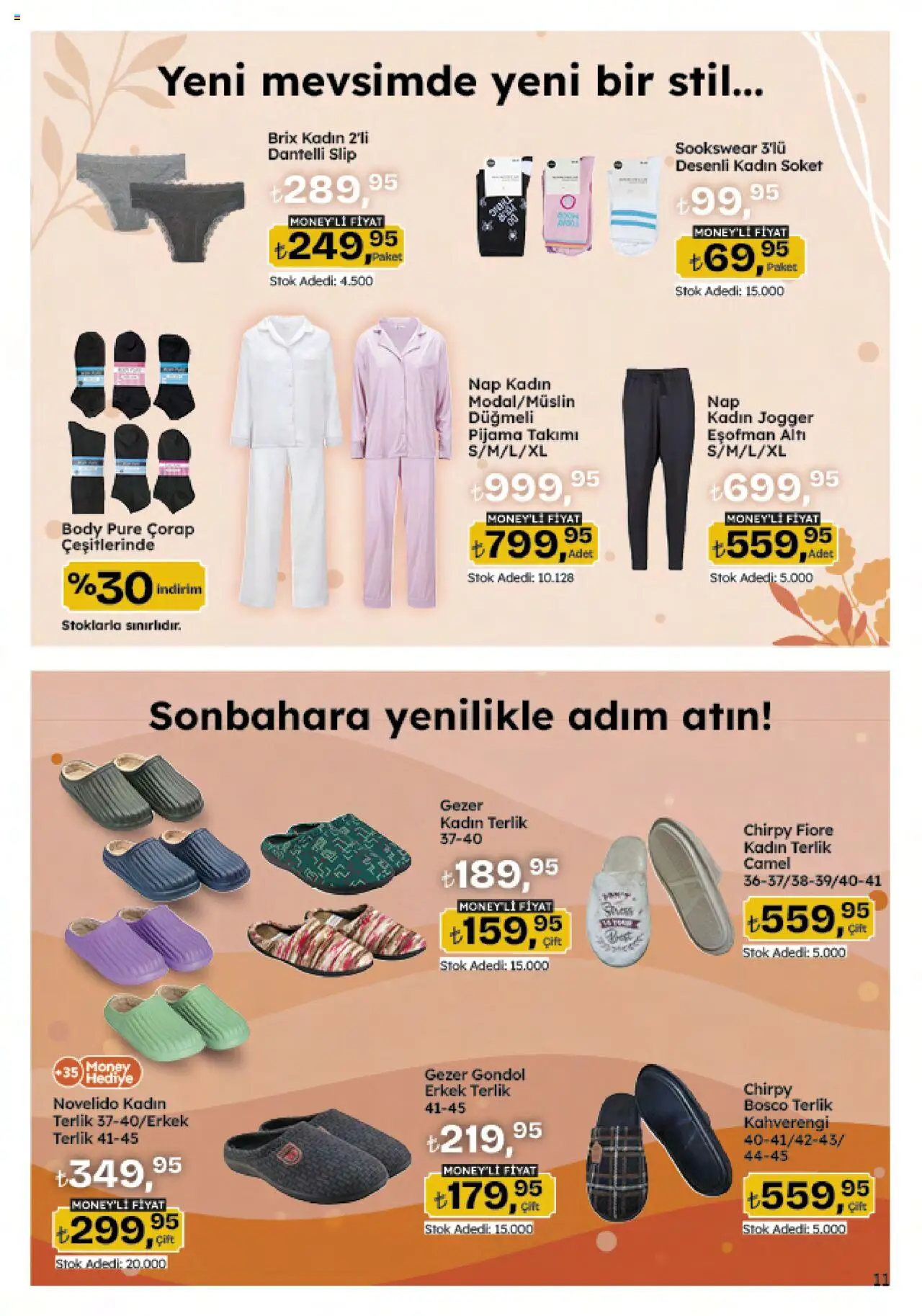 Migros Katalog - Migroskop - 09.10.2025 tarihinden itibaren geçerlidir | Sayfa: 93 | Ürünler: Çorap, Pijama, Terlik