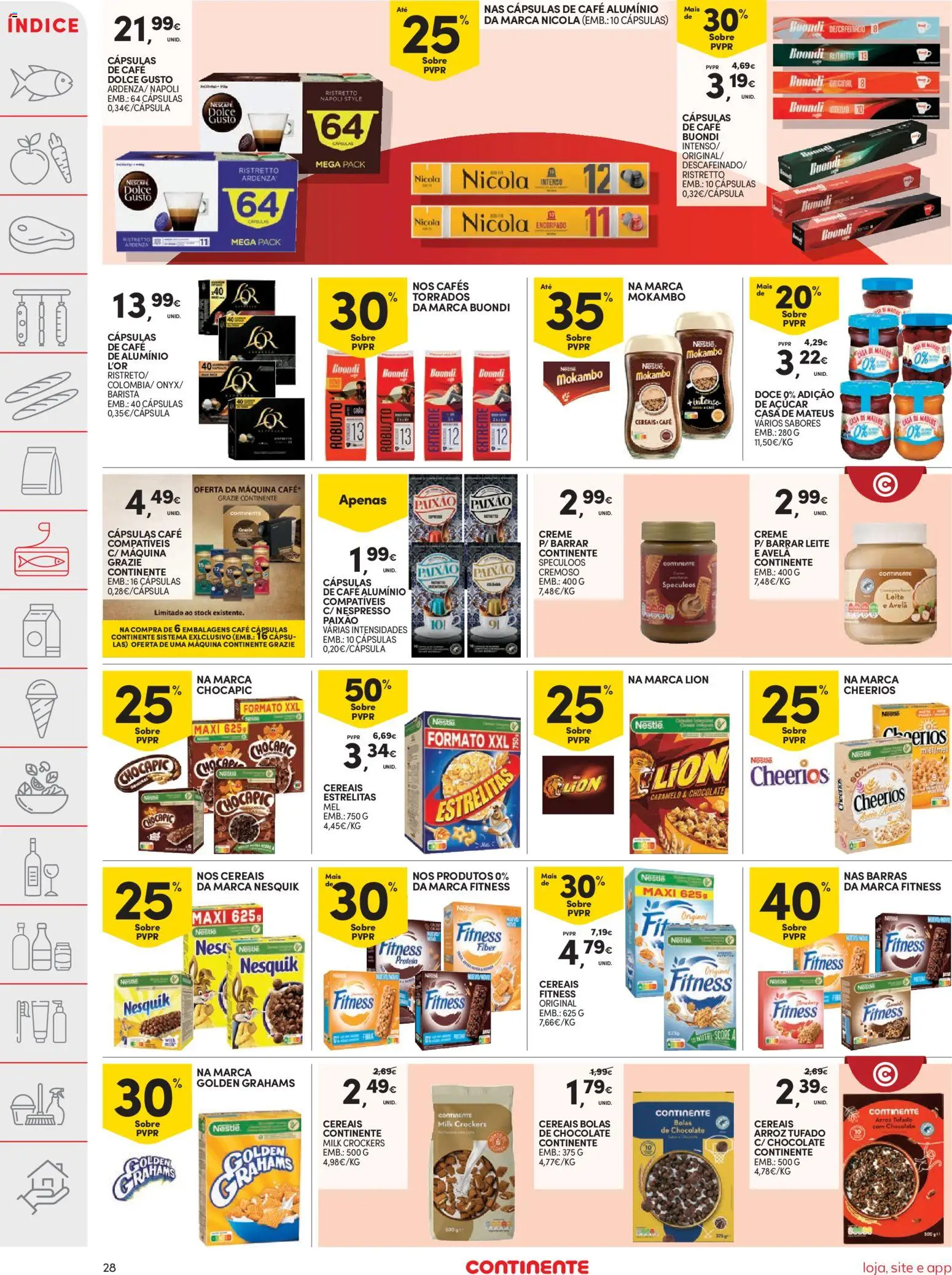 Continente folheto │ válido de 17.03.2026 | Página: 28 | Produtos: Nespresso, Nestlé, Café, Arroz