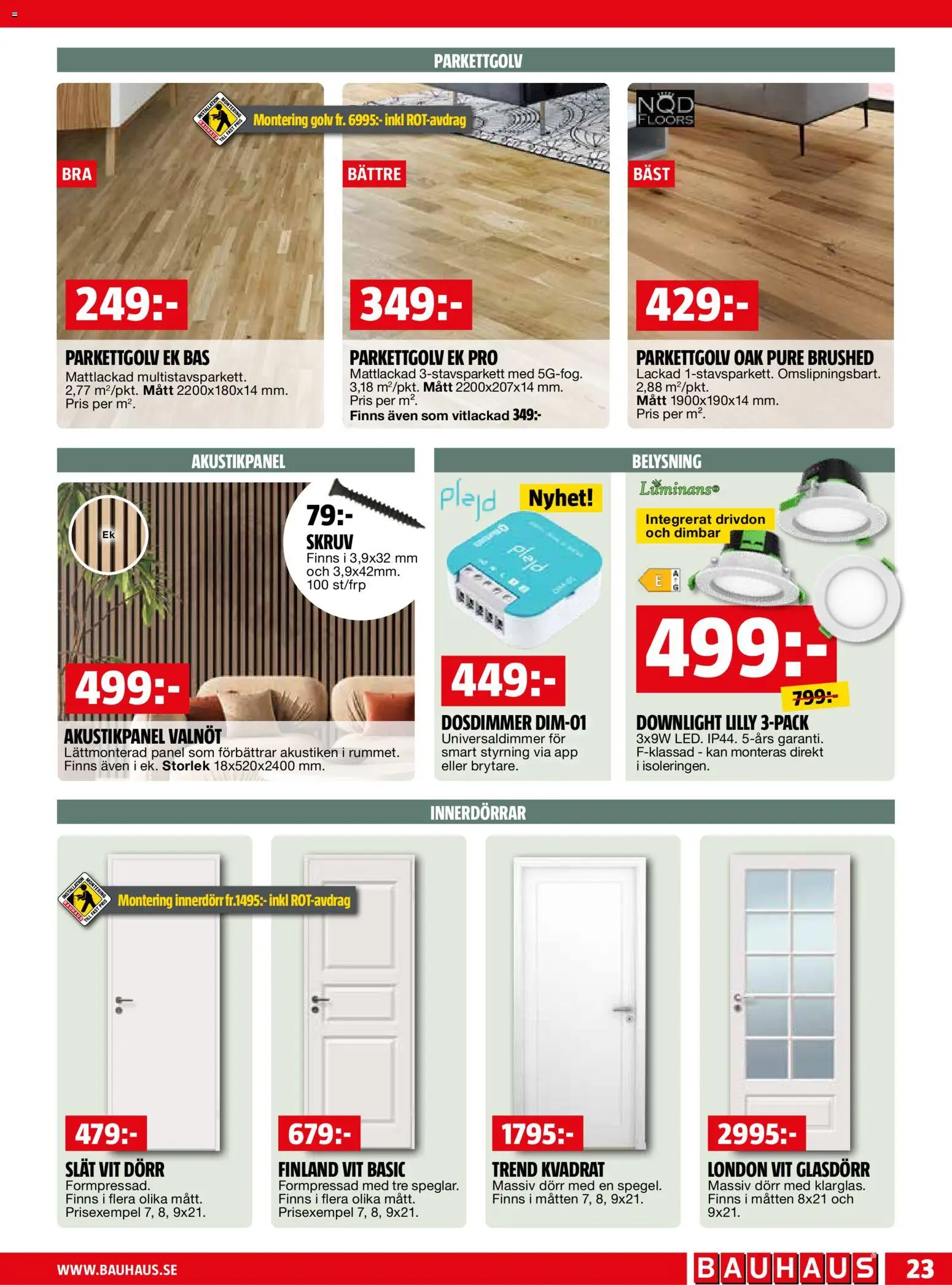 Bauhaus reklamblad aktuell från 01.04.2026 | Sida: 23