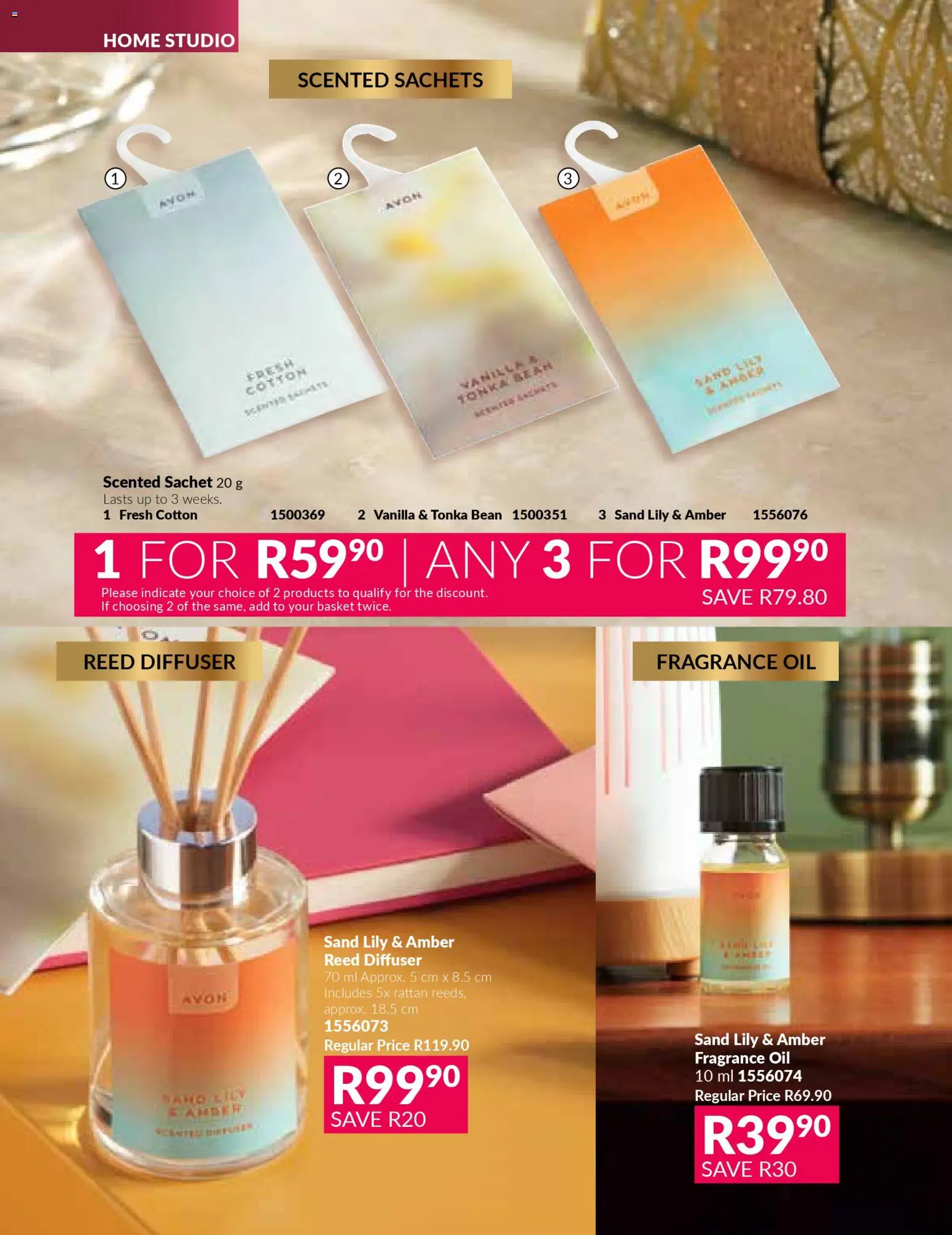 New Avon catalogue – valid from 01.12.2025 | Page: 162 | Products: Diffuser, Basket, Oil, Fragrance