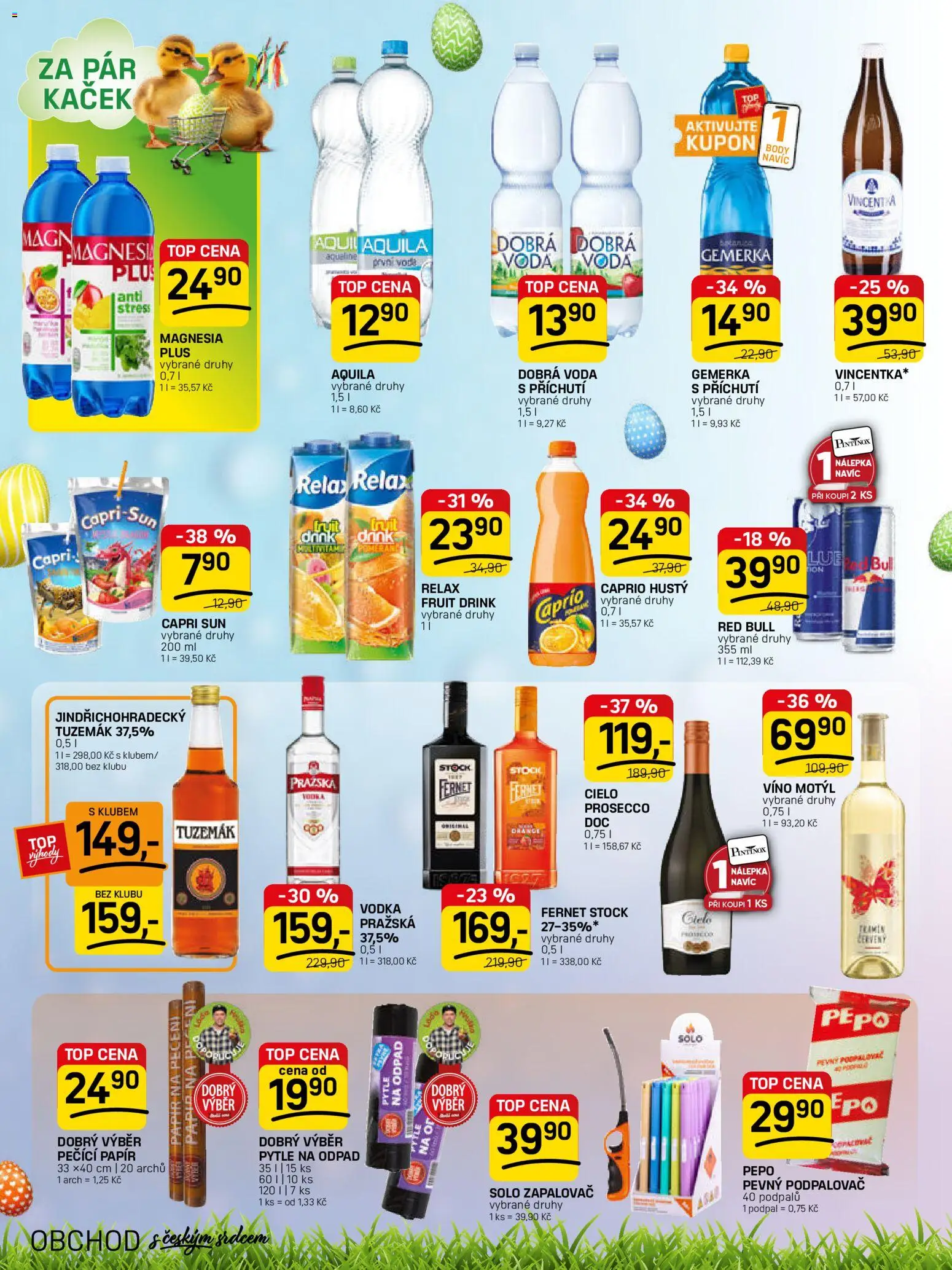 Flop leták - FlopTop od 18.03.2026 | Strana: 14 | Produkty: Dobrá voda, Gemerka, Fernet, Capri Sun
