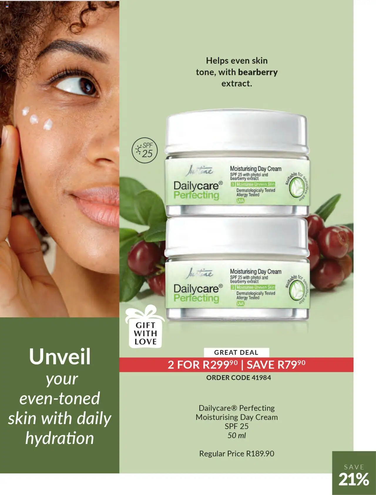 New Justine catalogue – valid from 19.09.2025 | Page: 10 | Products: Cream, Day cream