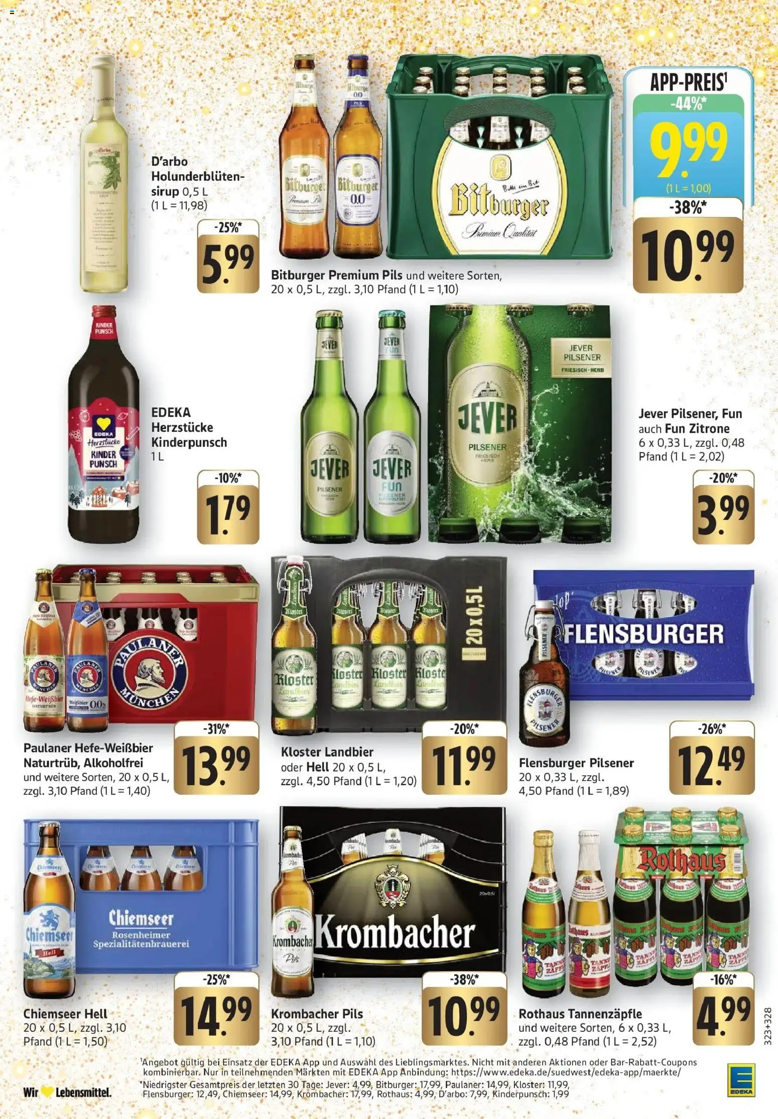 Edeka prospekt Bad Camberg	 – gültig ab 15.12.2025 | Seite: 25 | Produkte: Weißbier, Pils, Zitrone, Krombacher