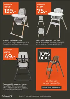 Prénatal - Blackdeals folder  - Voorbeeld van een folder van Prénatal, geldig van 14.11.2025 | Pagina: 29 | Producten: Stoel